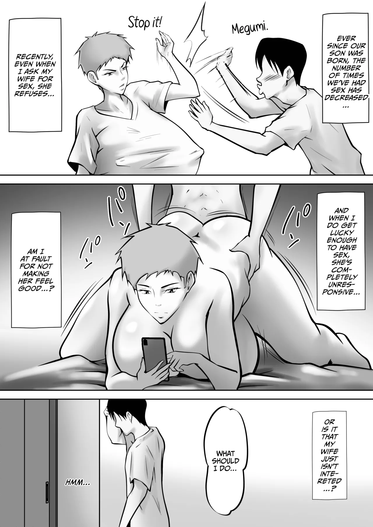 Tsuma ga Sex Sasete Kurenai no de, Musuko ni Netotte Moratte Okazu ni suru koto ni Shimashita Chapter 1 - page 4