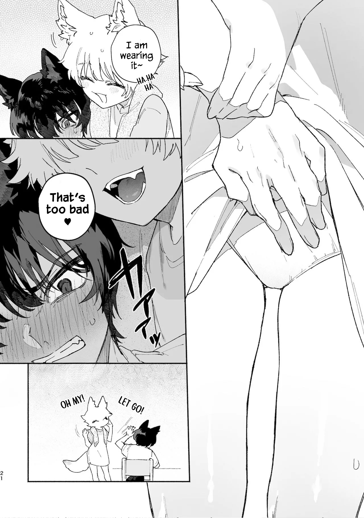 Boys be Submissive. ~Coyote-chan x Kai Ken~ Chapter 1 - page 21