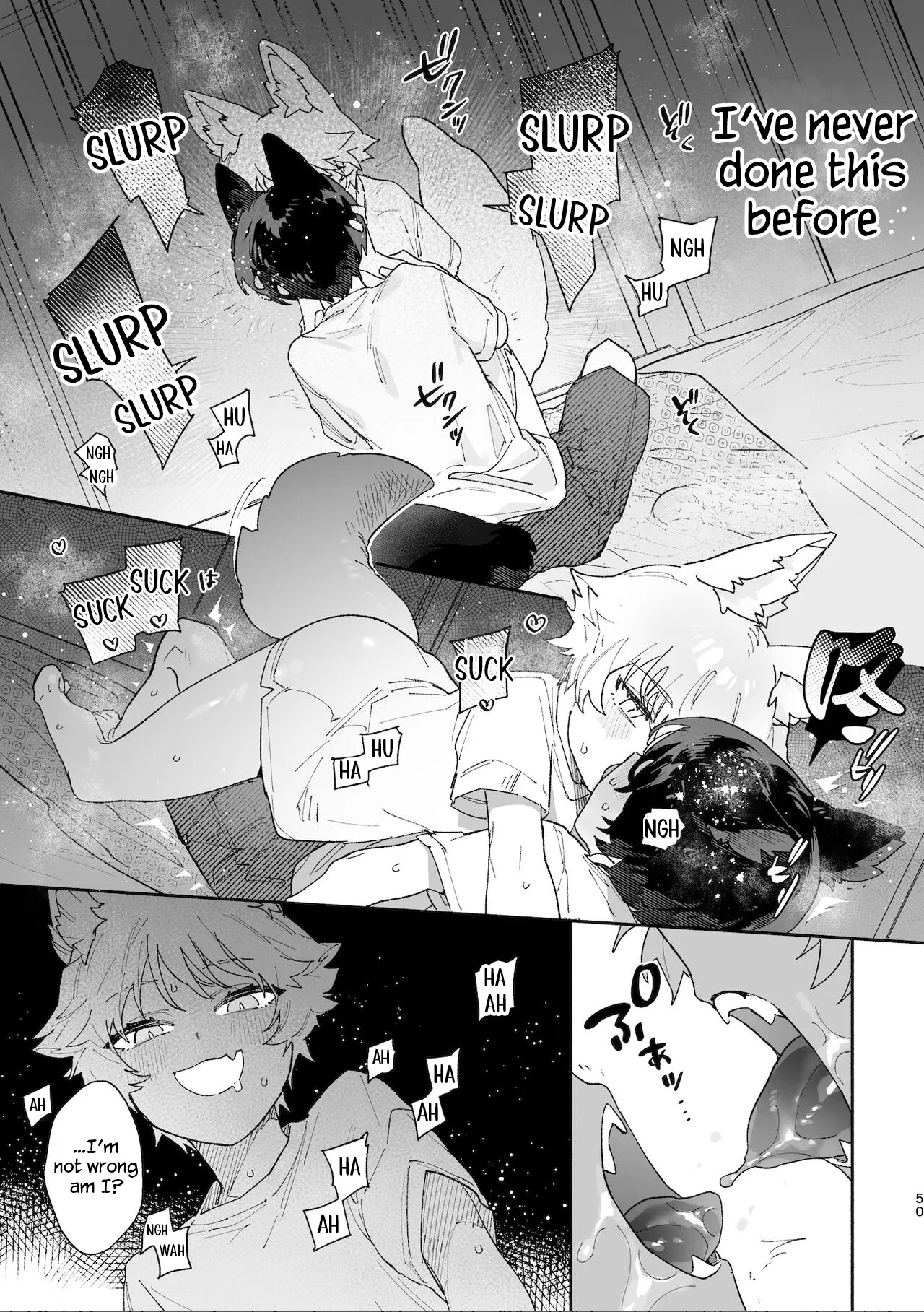 Boys be Submissive. ~Coyote-chan x Kai Ken~ Chapter 1 - page 49