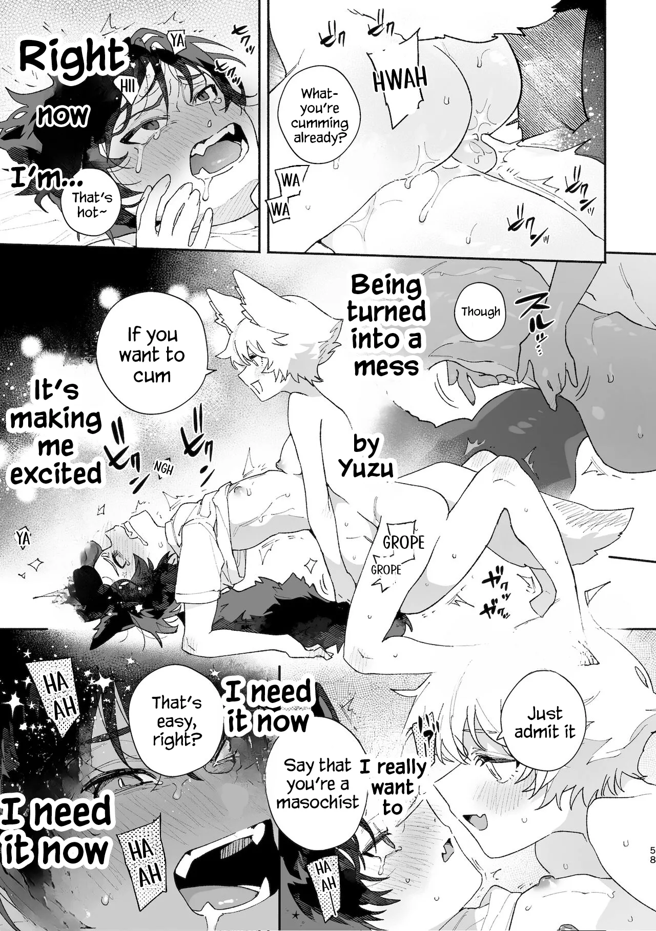 Boys be Submissive. ~Coyote-chan x Kai Ken~ Chapter 1 - page 57