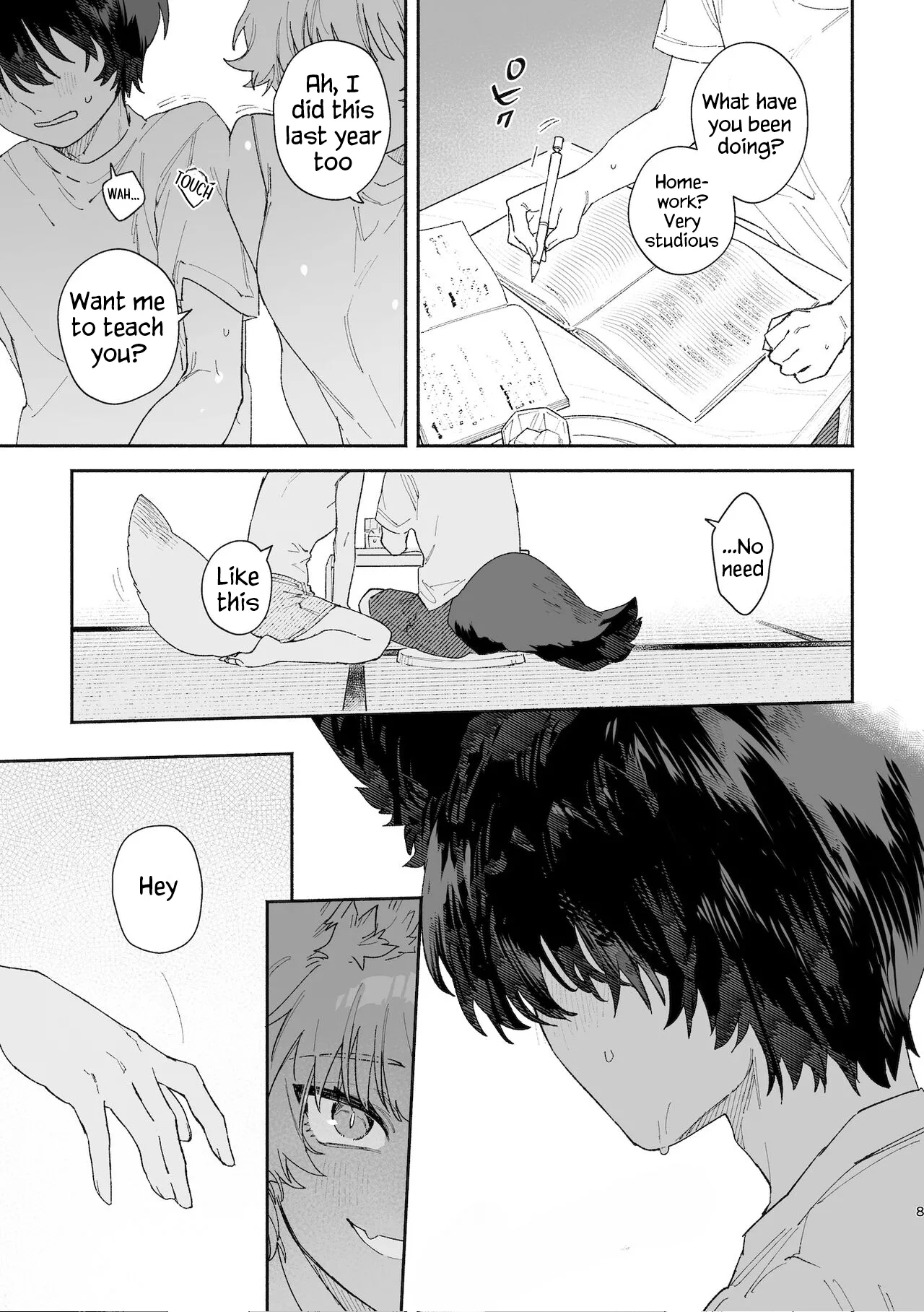 Boys be Submissive. ~Coyote-chan x Kai Ken~ Chapter 1 - page 8