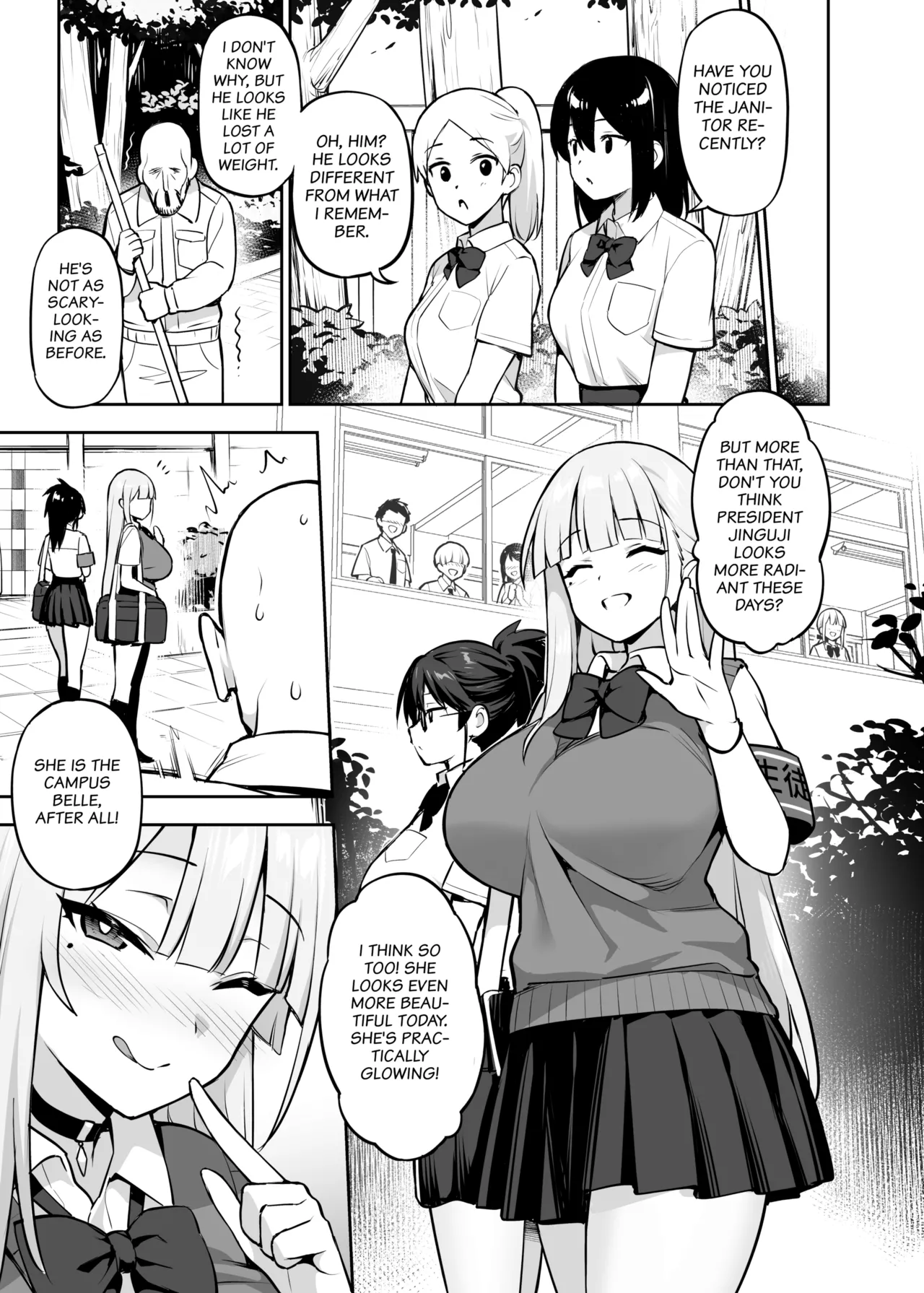 Akogare no Seitokaichou ga Kyonyuu Sugiru Ken Chapter 1 - page 40