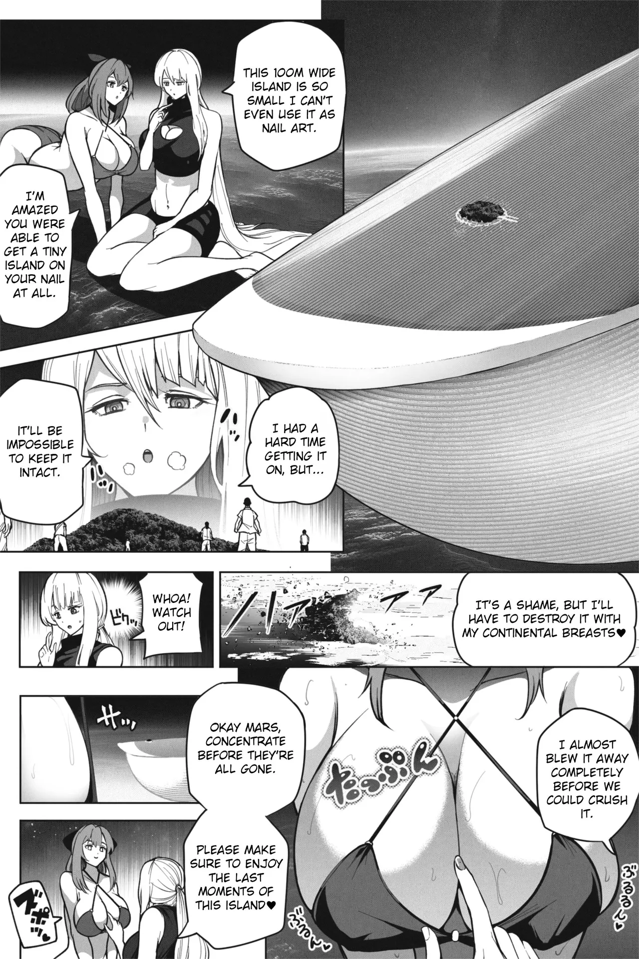 If a super giant girl comes to stay on a small island Chapter 1 - page 11