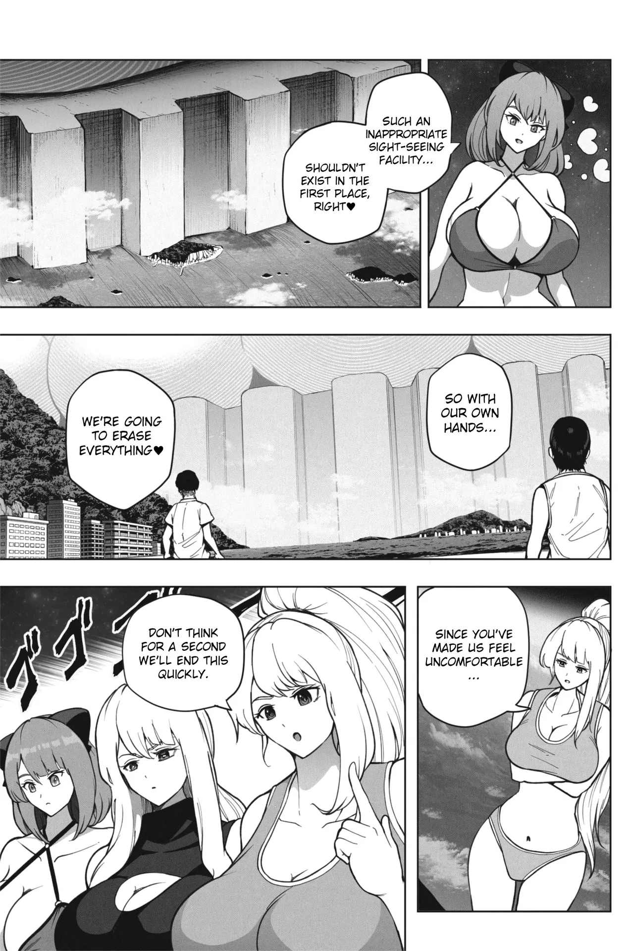 If a super giant girl comes to stay on a small island Chapter 1 - page 3