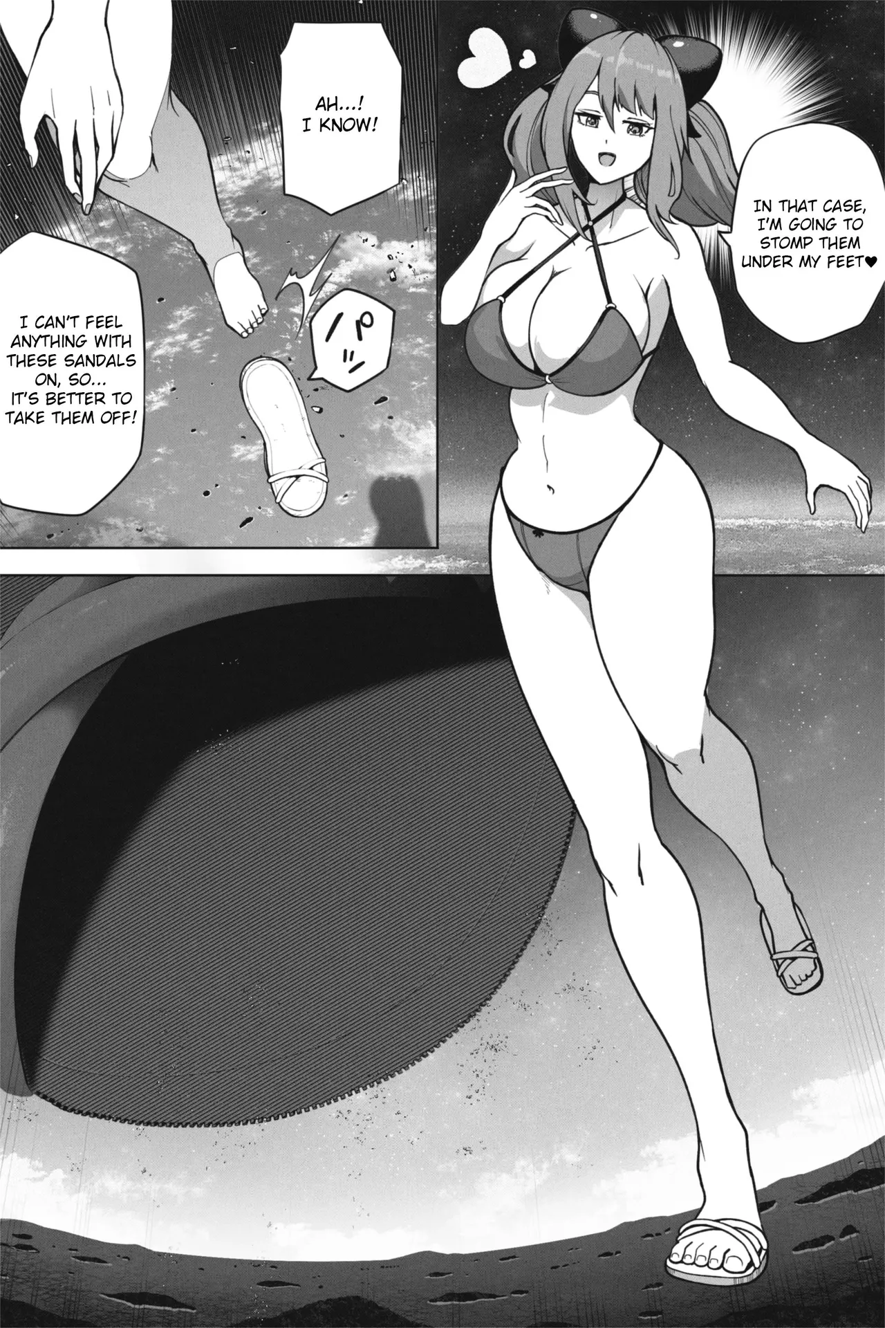 If a super giant girl comes to stay on a small island Chapter 1 - page 5