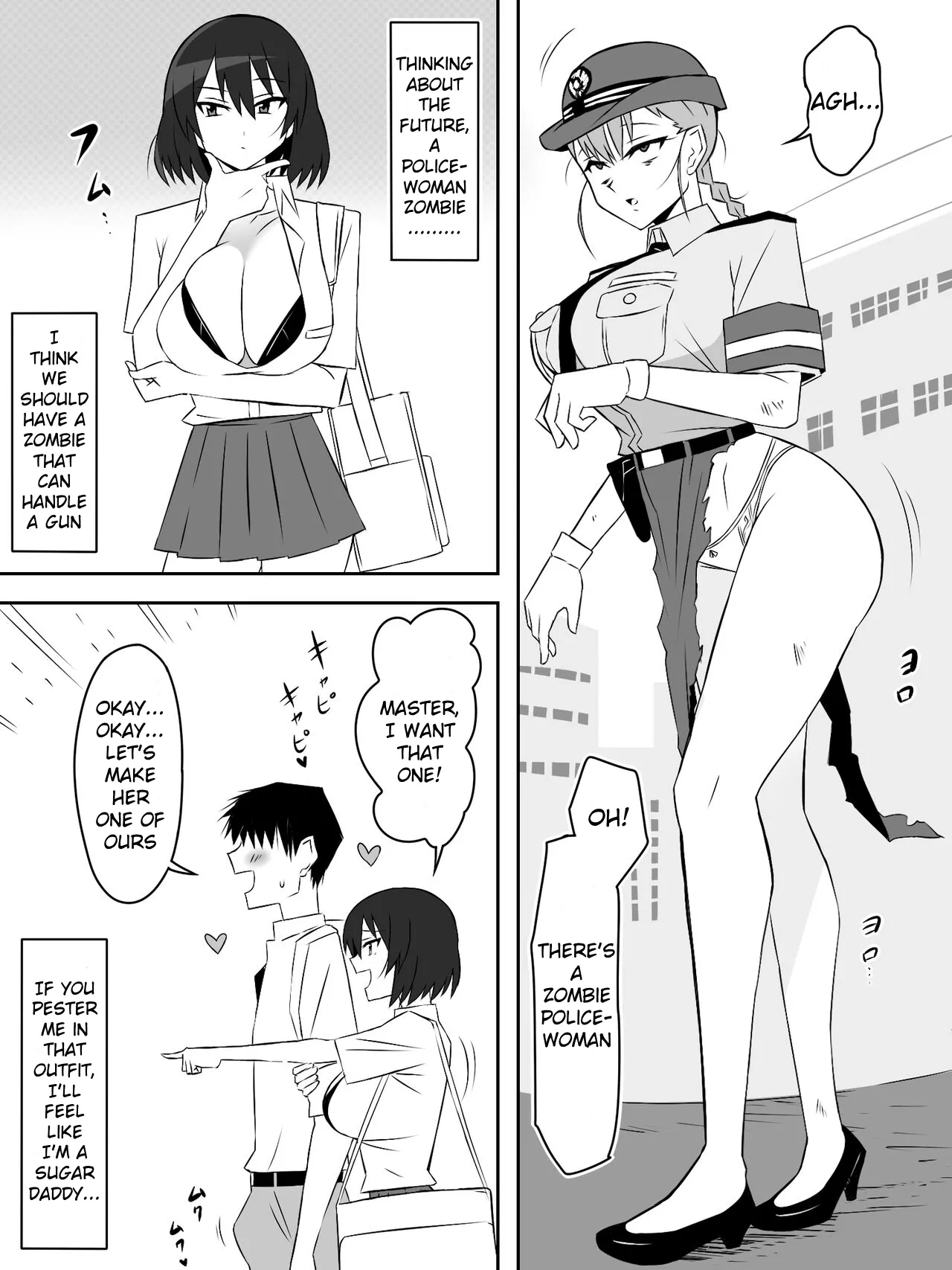 Zombie Harem Life ~Koutai Mochi no Ore to Bakunyuu Zombie~ 6 Chapter 1 - page 10