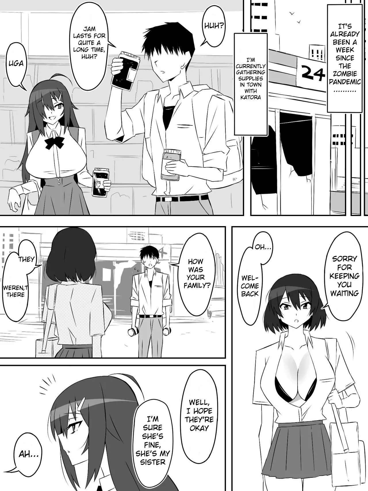 Zombie Harem Life ~Koutai Mochi no Ore to Bakunyuu Zombie~ 6 Chapter 1 - page 9