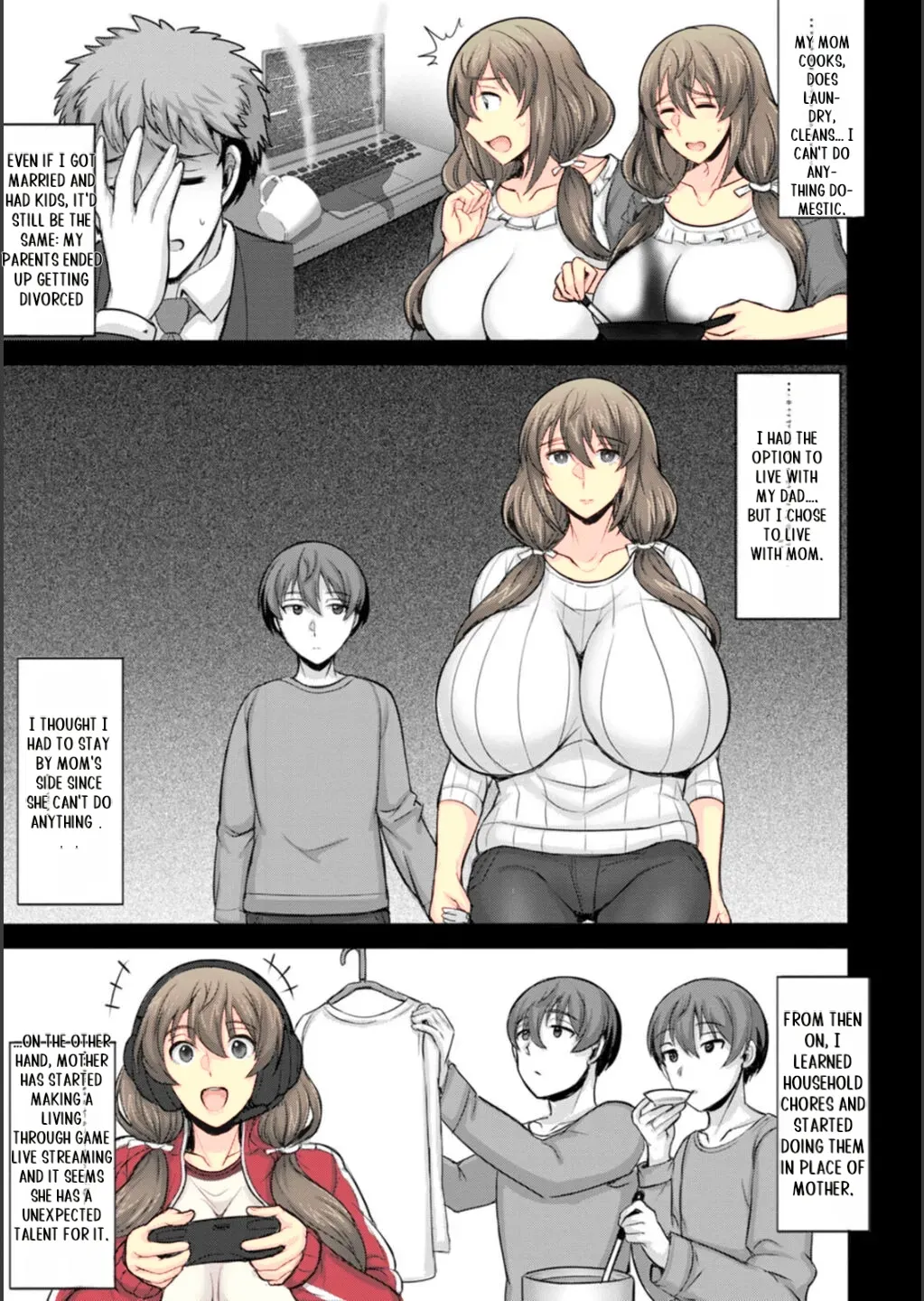 Dame Haha dakedo Suki nanda! - useless mother, but I love her! Chapter 1 - page 3