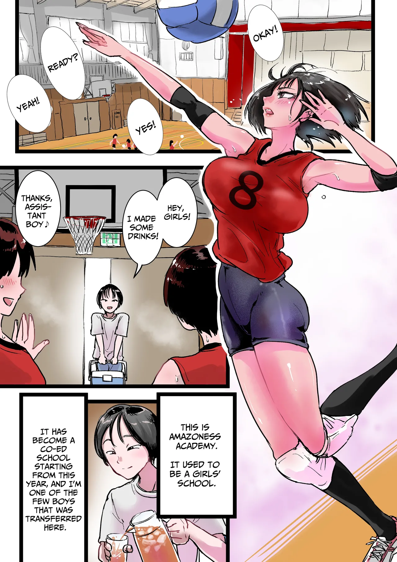 Harem Volley-bu Seishori Manager Chapter 1 - page 2