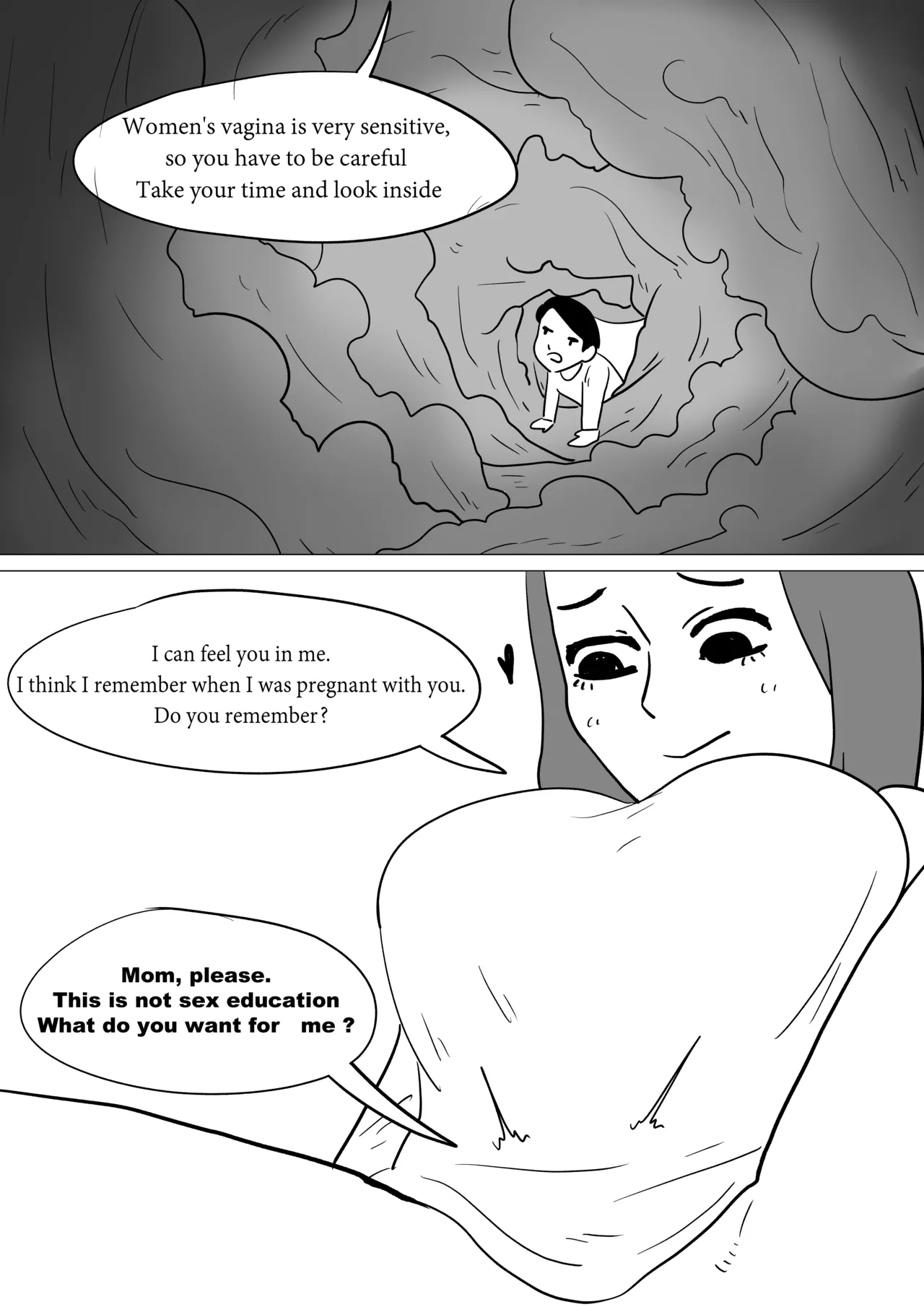 Exploration of the mother's uterus Chapter 1 - page 77