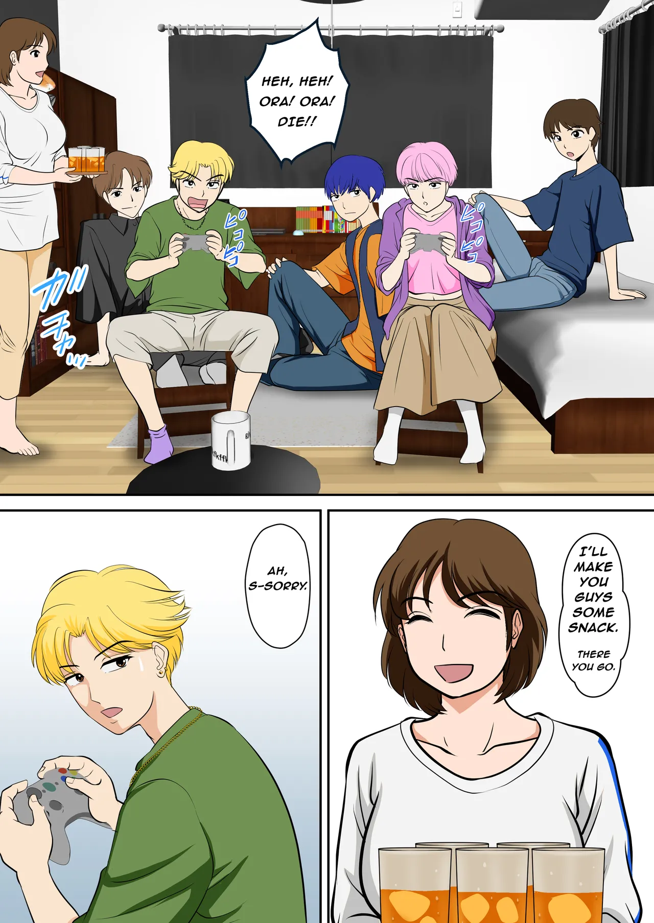 MY FRIENDS WITH MY MOTHER Chapter 1 - page 8