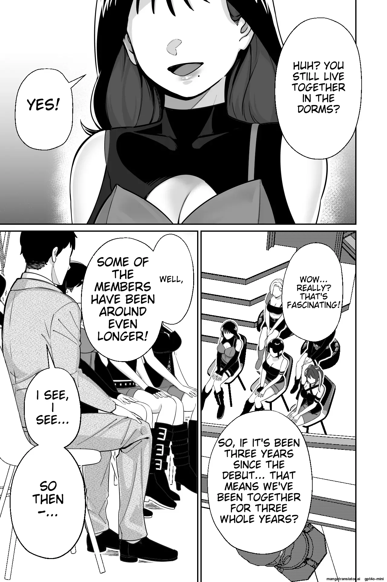 President, our idol sleeps and gets raped Chapter 1 - page 5