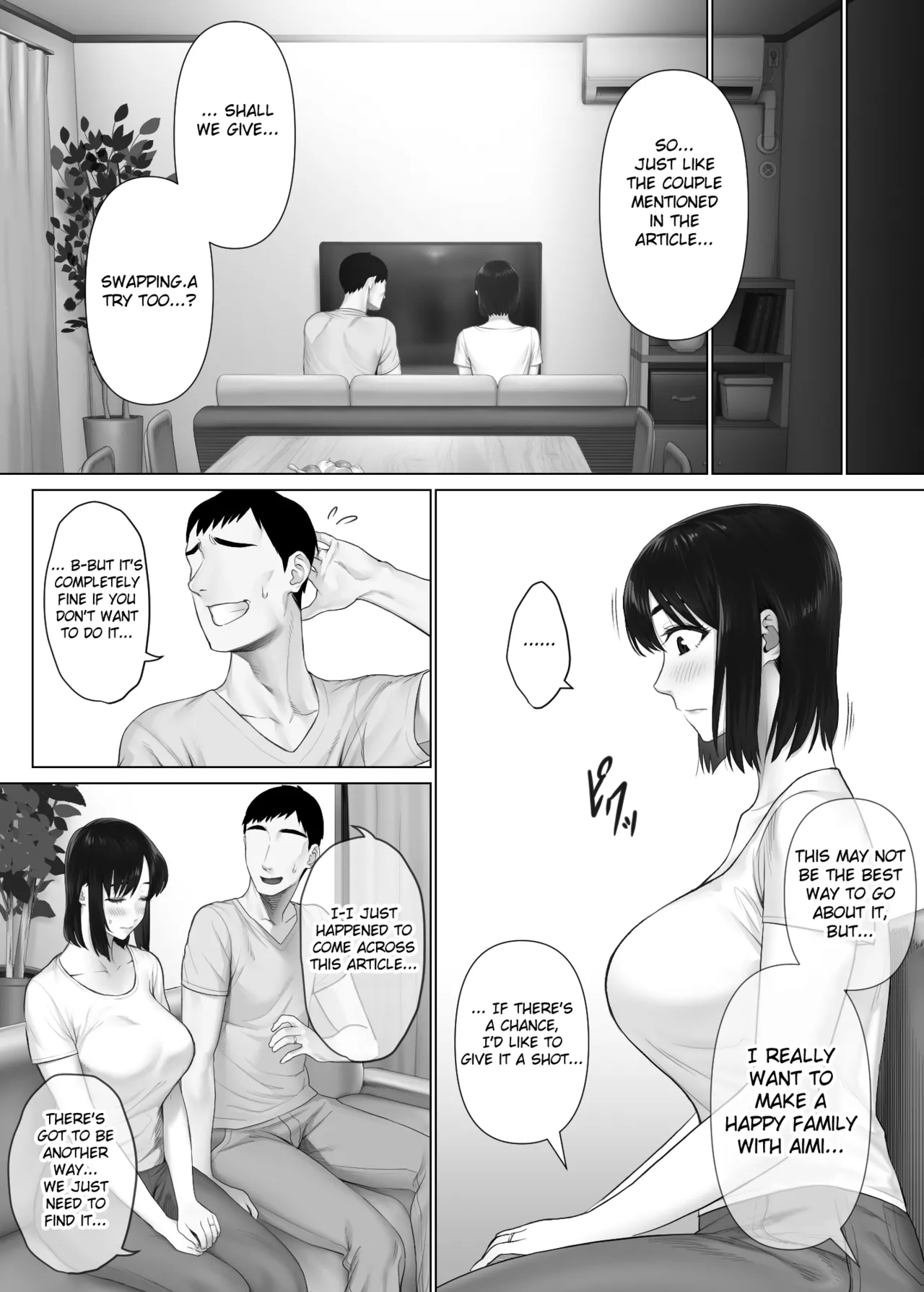 LeveChi na Swapping 1 - Seiheki ni Mezameru Otto Hen - Swapping on a Whole New Level 1 ~Husband Awakening to His Kinks~ Chapter 1 - page 11