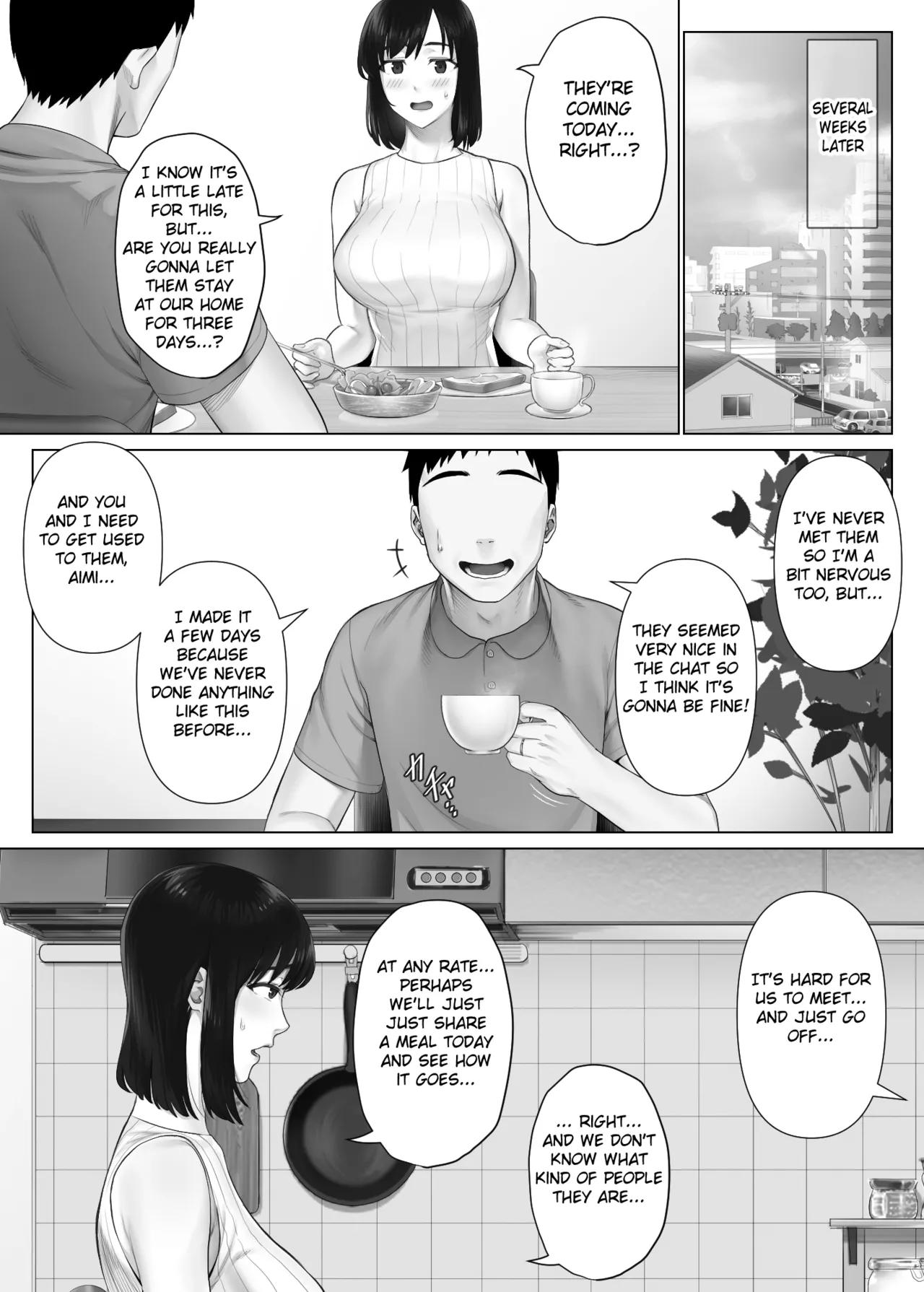 LeveChi na Swapping 1 - Seiheki ni Mezameru Otto Hen - Swapping on a Whole New Level 1 ~Husband Awakening to His Kinks~ Chapter 1 - page 14