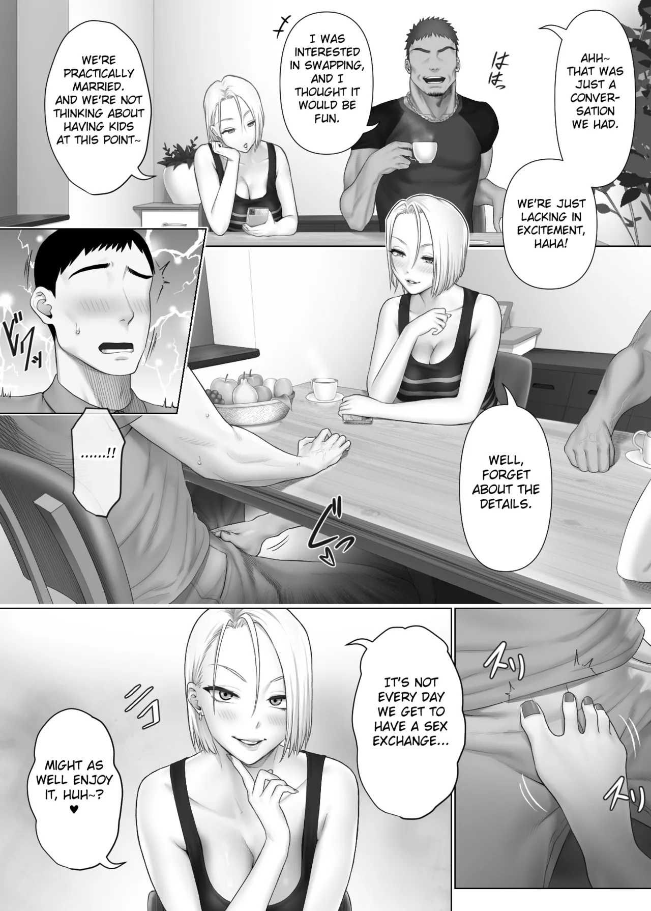 LeveChi na Swapping 1 - Seiheki ni Mezameru Otto Hen - Swapping on a Whole New Level 1 ~Husband Awakening to His Kinks~ Chapter 1 - page 18