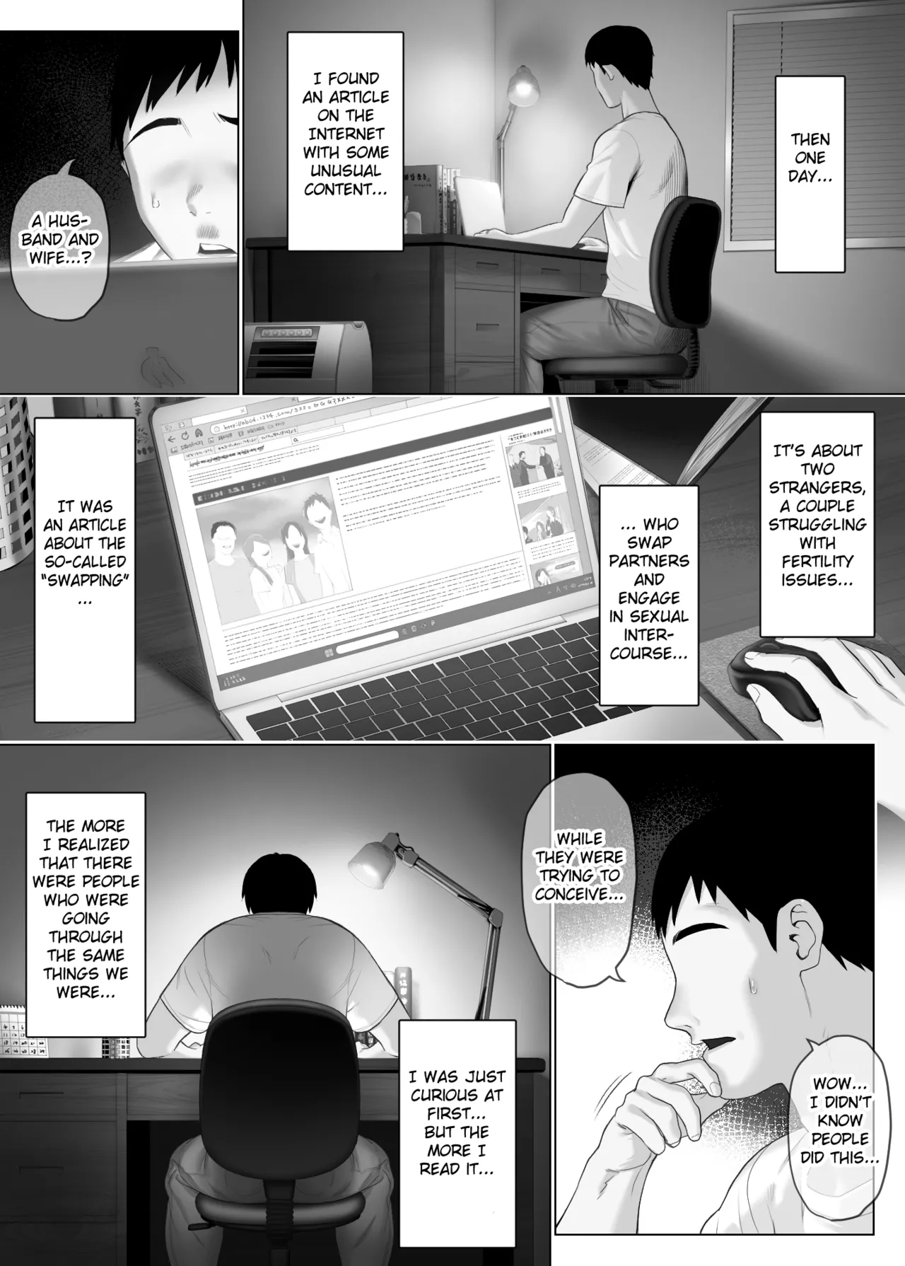 LeveChi na Swapping 1 - Seiheki ni Mezameru Otto Hen - Swapping on a Whole New Level 1 ~Husband Awakening to His Kinks~ Chapter 1 - page 8