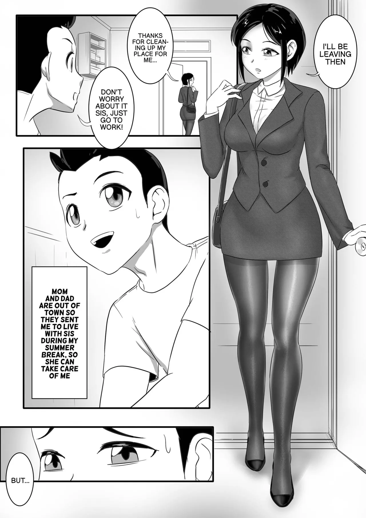 Parasite Extra - Tsukioi's younger brother, continued Chapter 1 - page 2