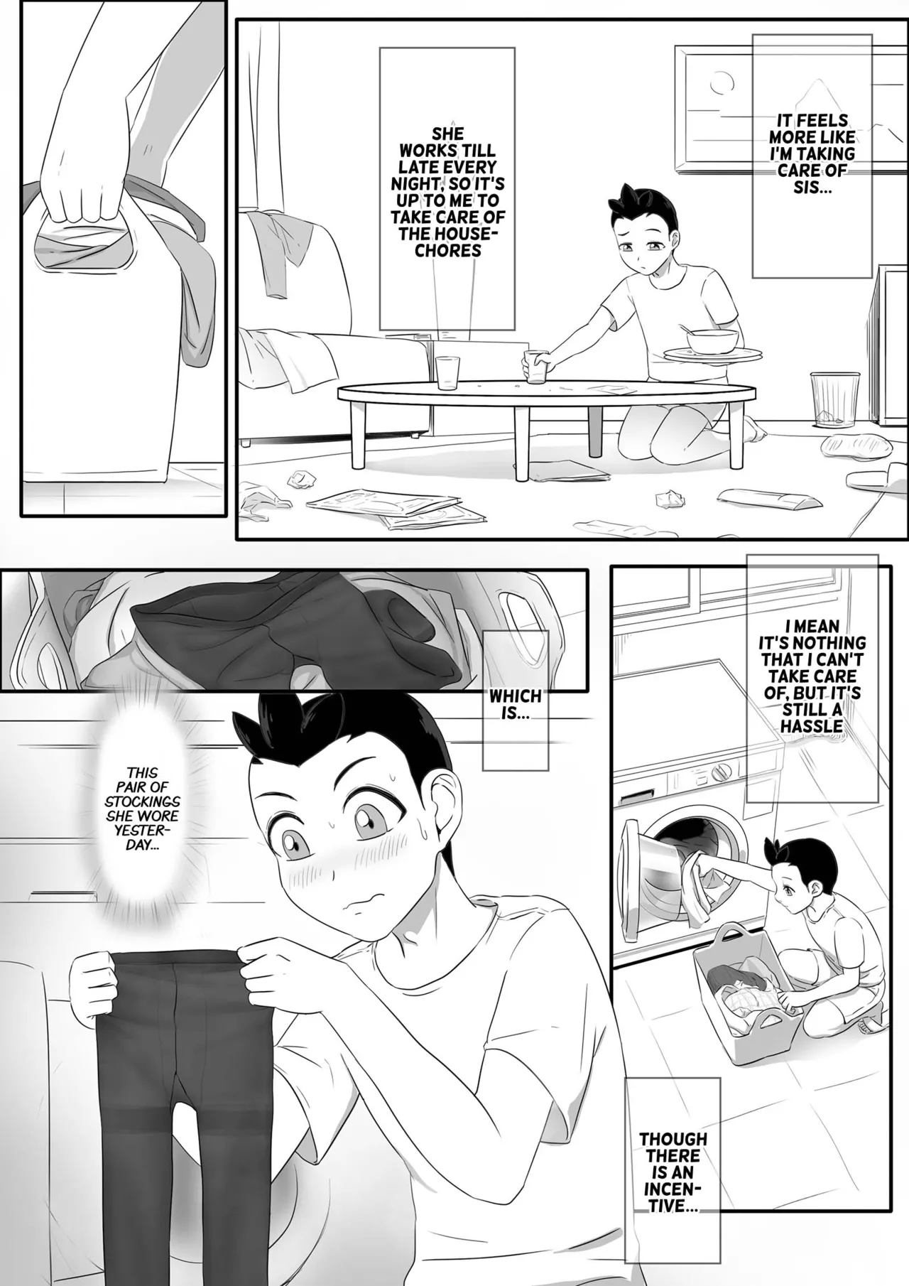 Parasite Extra - Tsukioi's younger brother, continued Chapter 1 - page 3