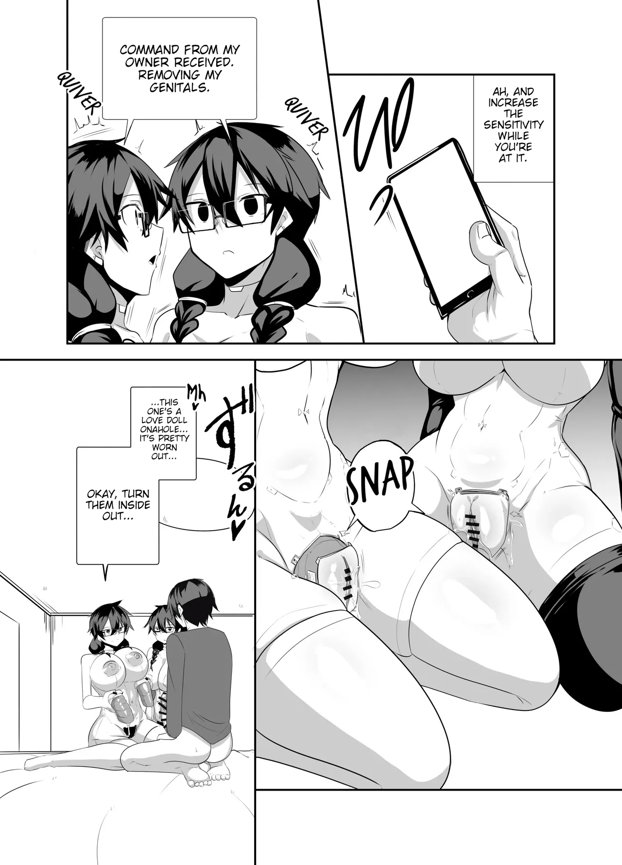 A Story About Having Pussy-Onahole Sex With Android Childhood Friends Chapter 1 - page 19