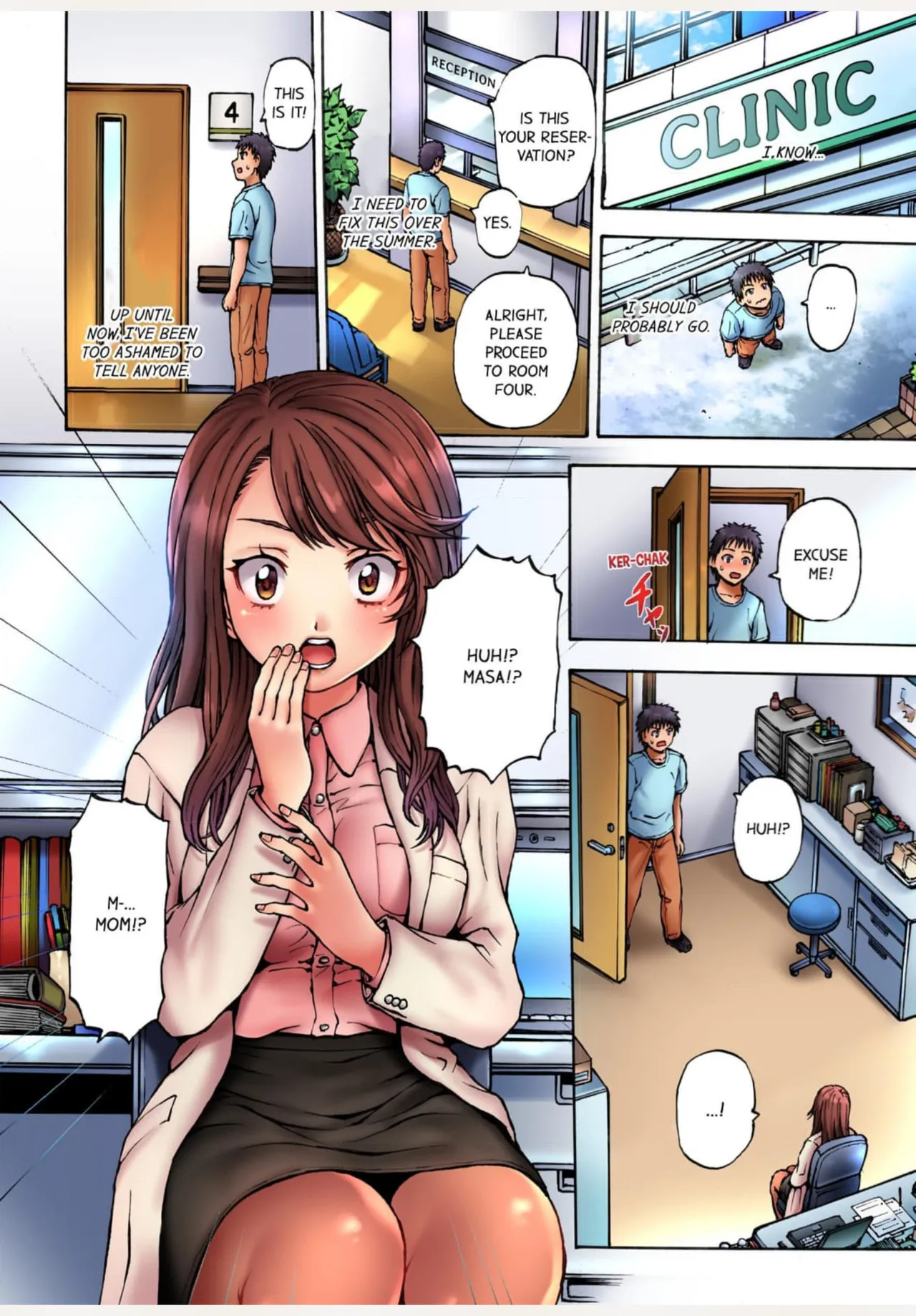 Muke☆Chin ~Kaa-san no Naka de Honban Tokkun~ 1 Chapter 1 - page 7