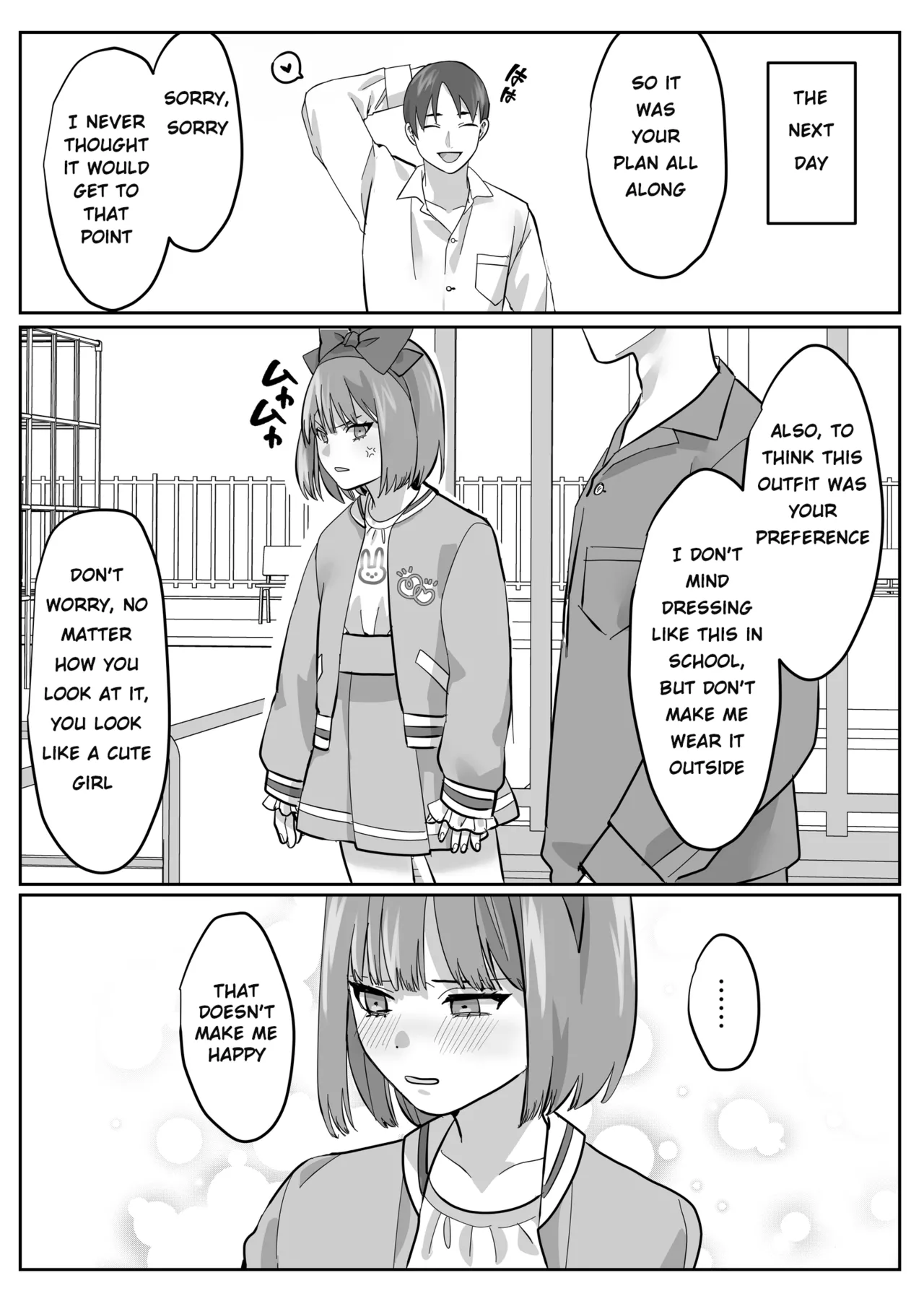 Crossdressing service to compensate for school violations Chapter 1 - page 19