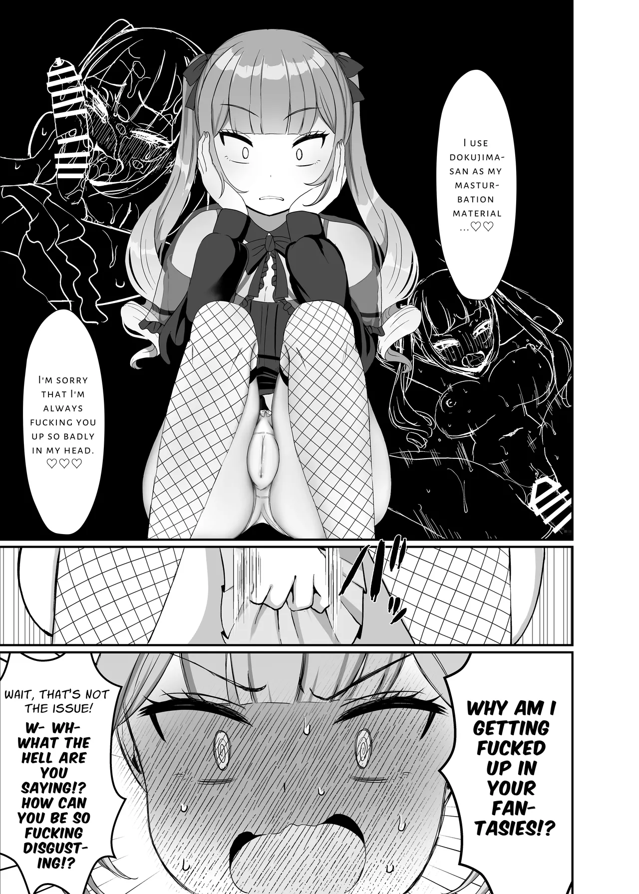 Futanari Lolita vs Jiraikei Mesugaki 〜Kiyowa na Futanari Joshi wo Odoshita hazu ga Gyaku ni Okasare chatta! Chapter 1 - page 18