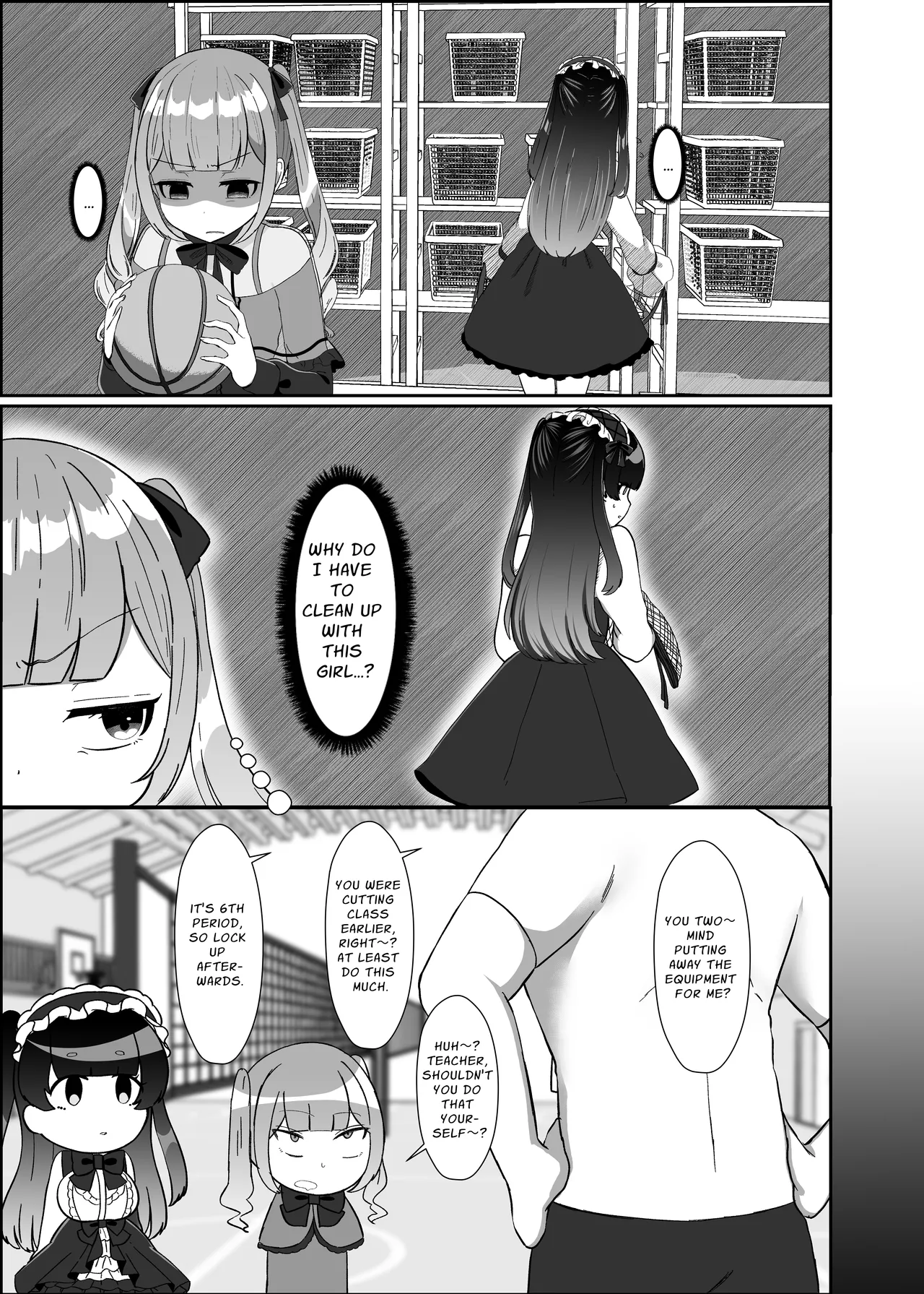 Futanari Lolita vs Jiraikei Mesugaki 〜Kiyowa na Futanari Joshi wo Odoshita hazu ga Gyaku ni Okasare chatta! Chapter 1 - page 4