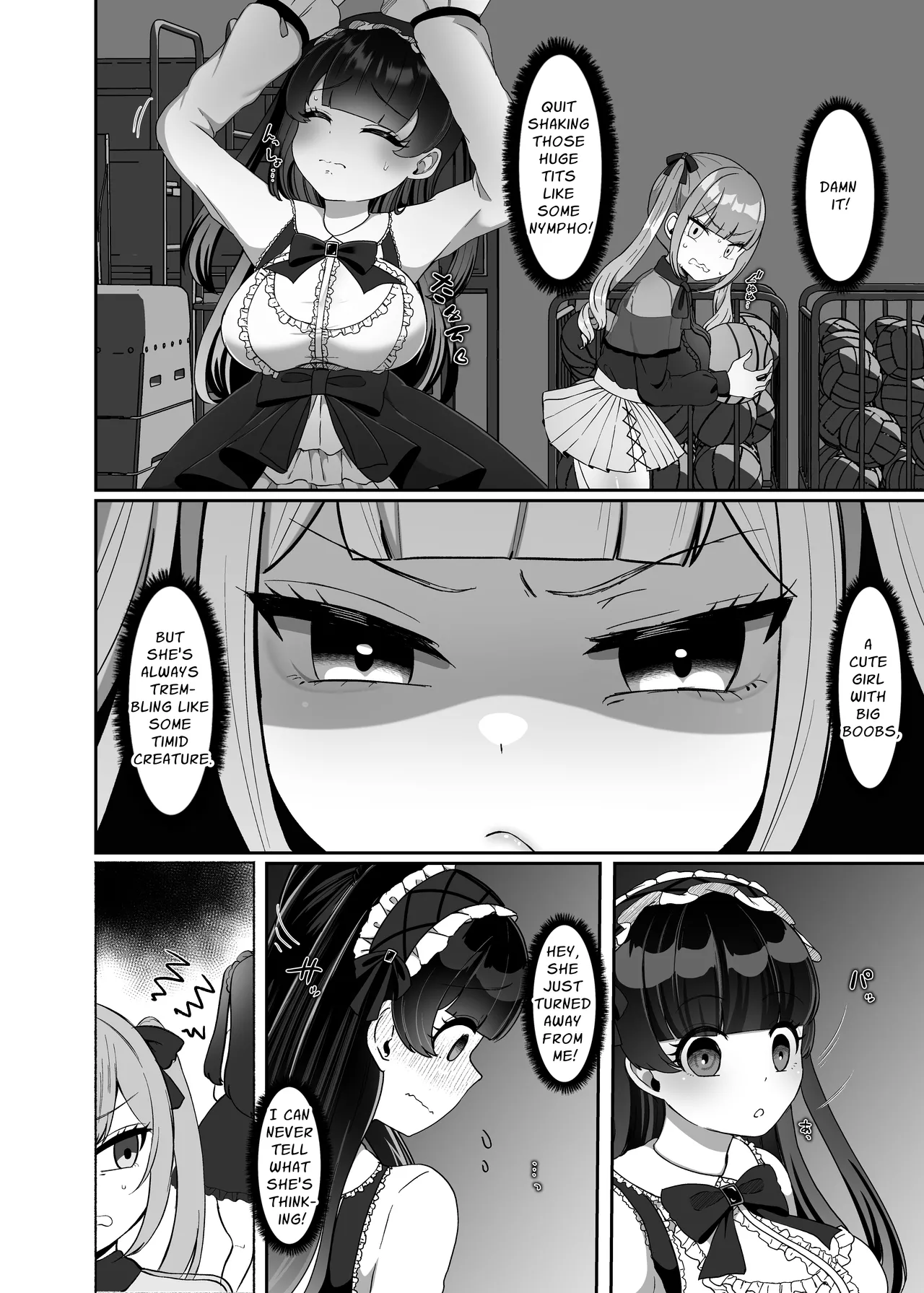 Futanari Lolita vs Jiraikei Mesugaki 〜Kiyowa na Futanari Joshi wo Odoshita hazu ga Gyaku ni Okasare chatta! Chapter 1 - page 5