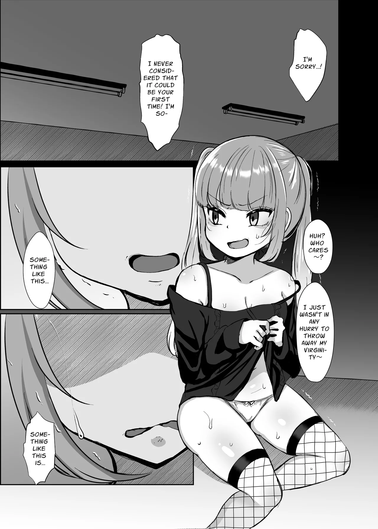 Futanari Lolita vs Jiraikei Mesugaki 〜Kiyowa na Futanari Joshi wo Odoshita hazu ga Gyaku ni Okasare chatta! Chapter 1 - page 58