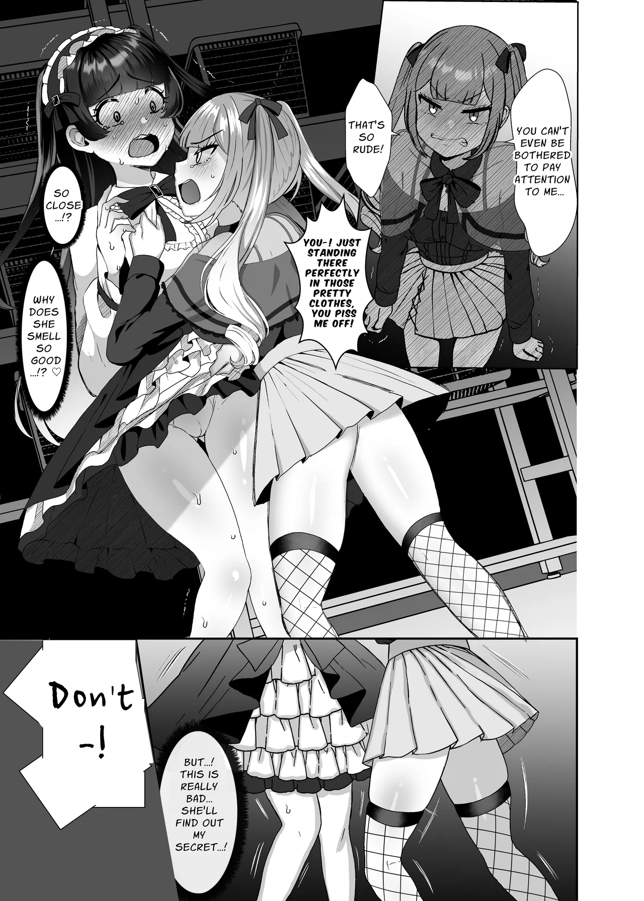 Futanari Lolita vs Jiraikei Mesugaki 〜Kiyowa na Futanari Joshi wo Odoshita hazu ga Gyaku ni Okasare chatta! Chapter 1 - page 8