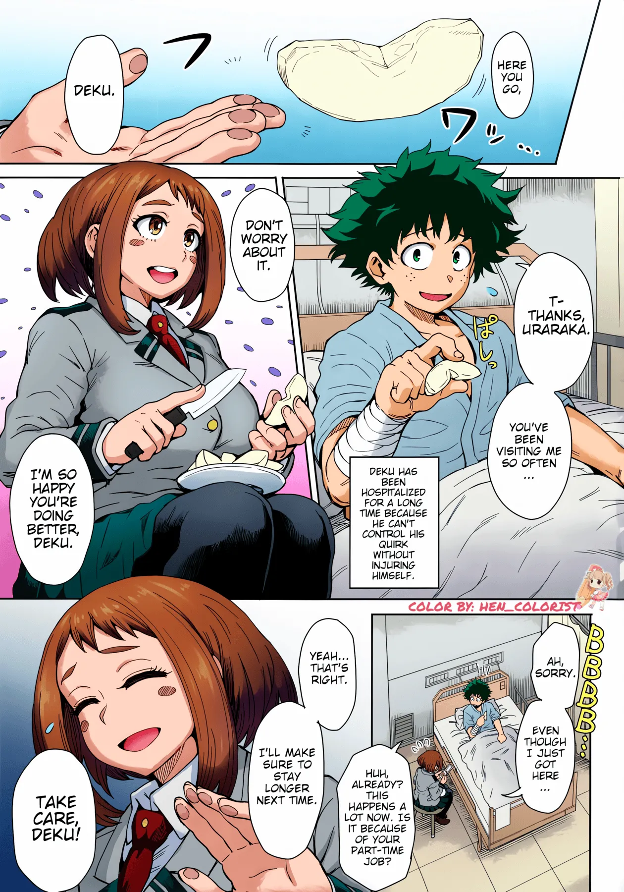 Uraraka's Behind-The-Scenes Prostitution Chapter 1 - page 2