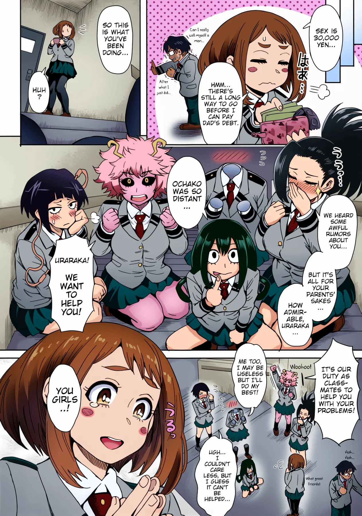 Uraraka's Behind-The-Scenes Prostitution Chapter 1 - page 9