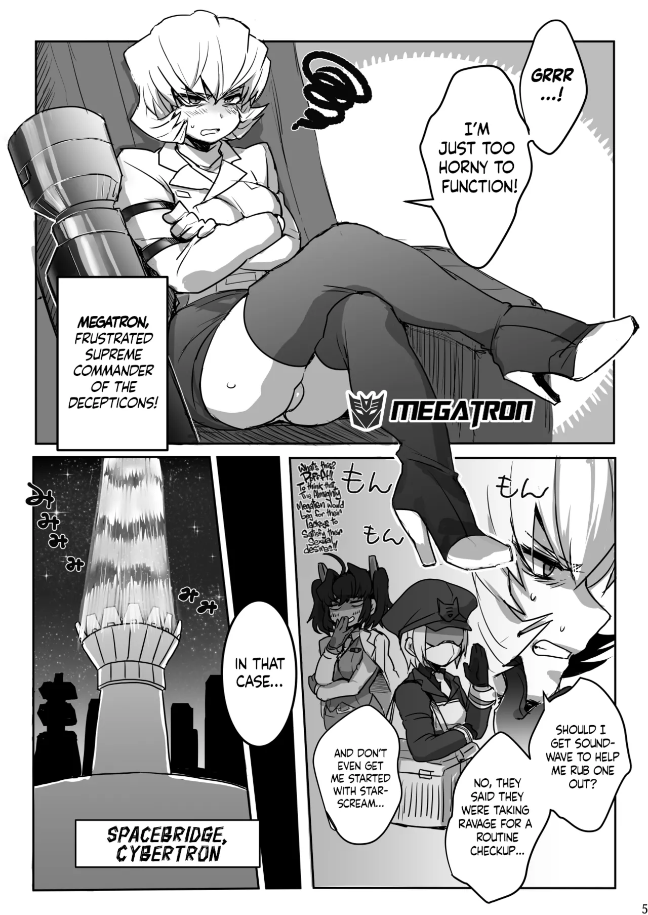 Omankoformers: Spotlight Shockwave Chapter 1 - page 4