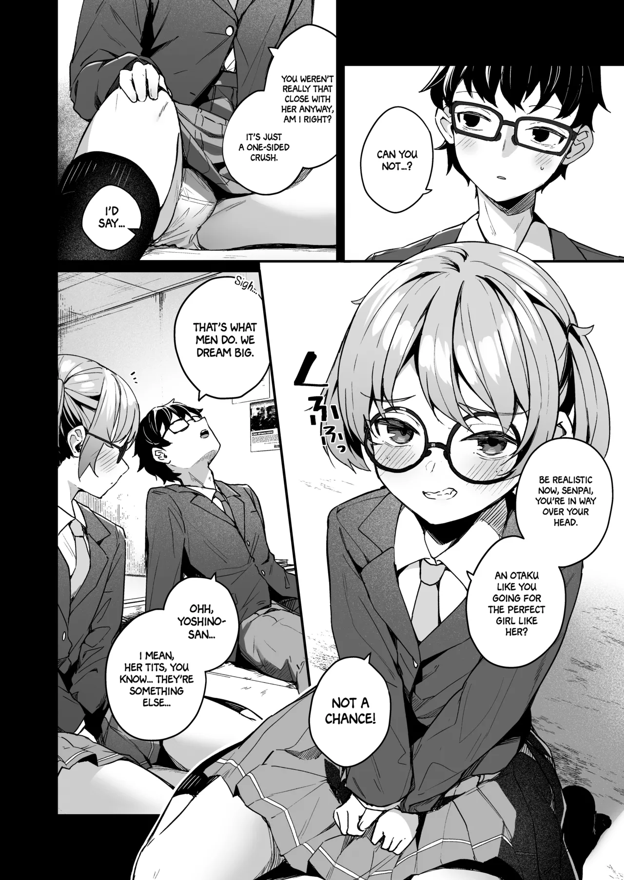 Renai Soudan nante Hobo Sex desu yo ne!? ～Akuyuu Kouhai to Issen Koete Yarimakuru Hanashi～ Chapter 1 - page 4