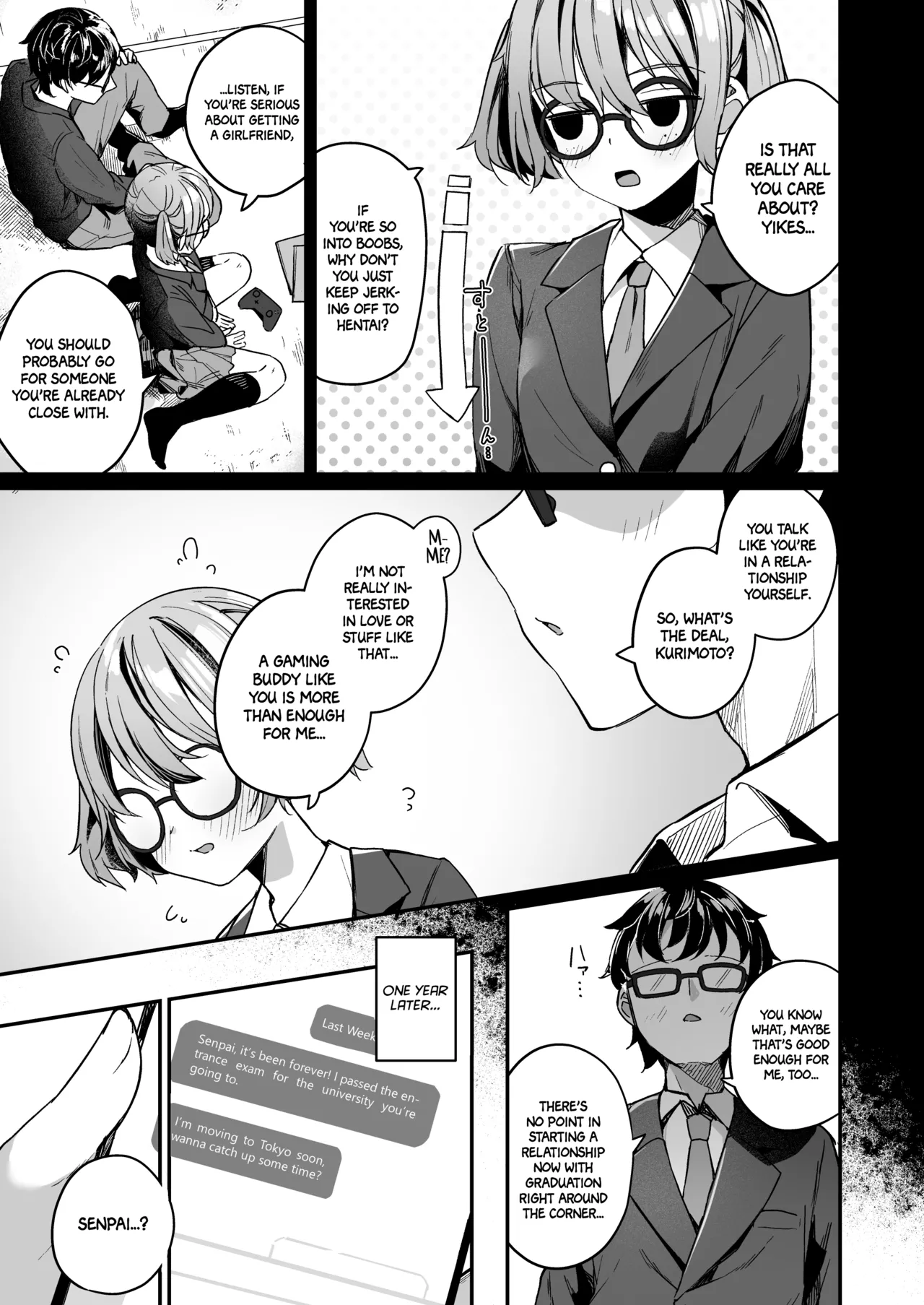 Renai Soudan nante Hobo Sex desu yo ne!? ～Akuyuu Kouhai to Issen Koete Yarimakuru Hanashi～ Chapter 1 - page 5