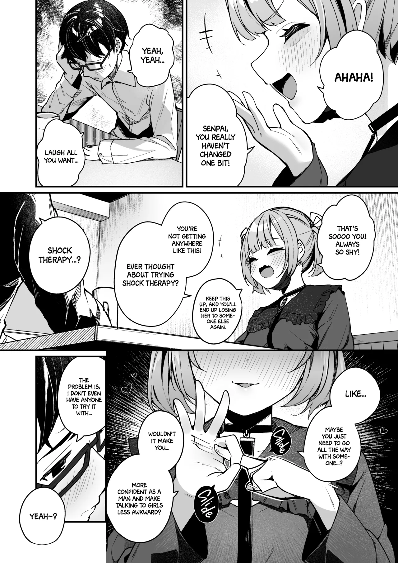 Renai Soudan nante Hobo Sex desu yo ne!? ～Akuyuu Kouhai to Issen Koete Yarimakuru Hanashi～ Chapter 1 - page 8