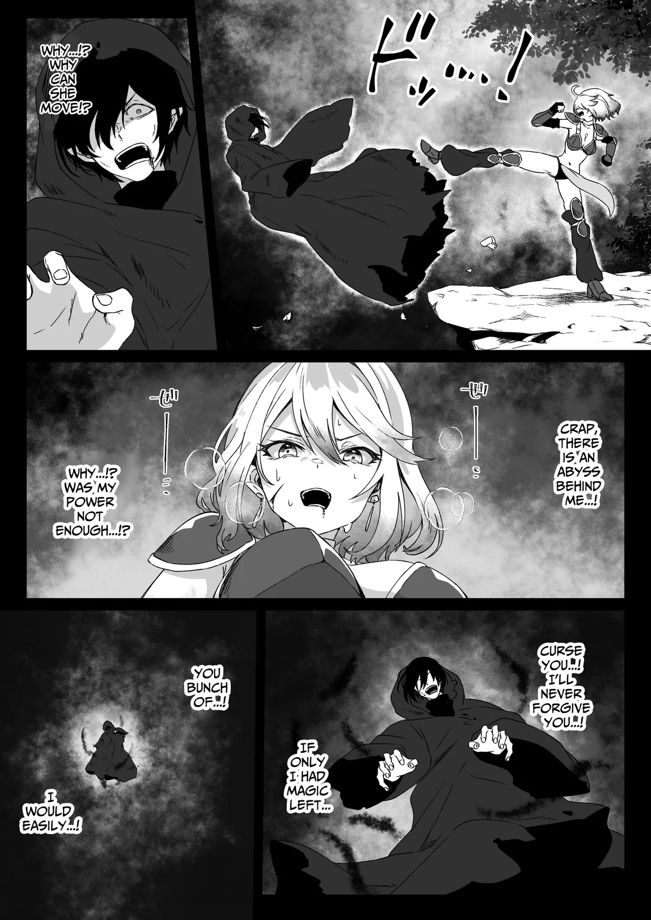 Isekai kara Tensei shita Ore wa Yami no Chikara de Yuusha Party ni Fukushuu suru -Onna Senshi Hen Chapter 1 - page 10