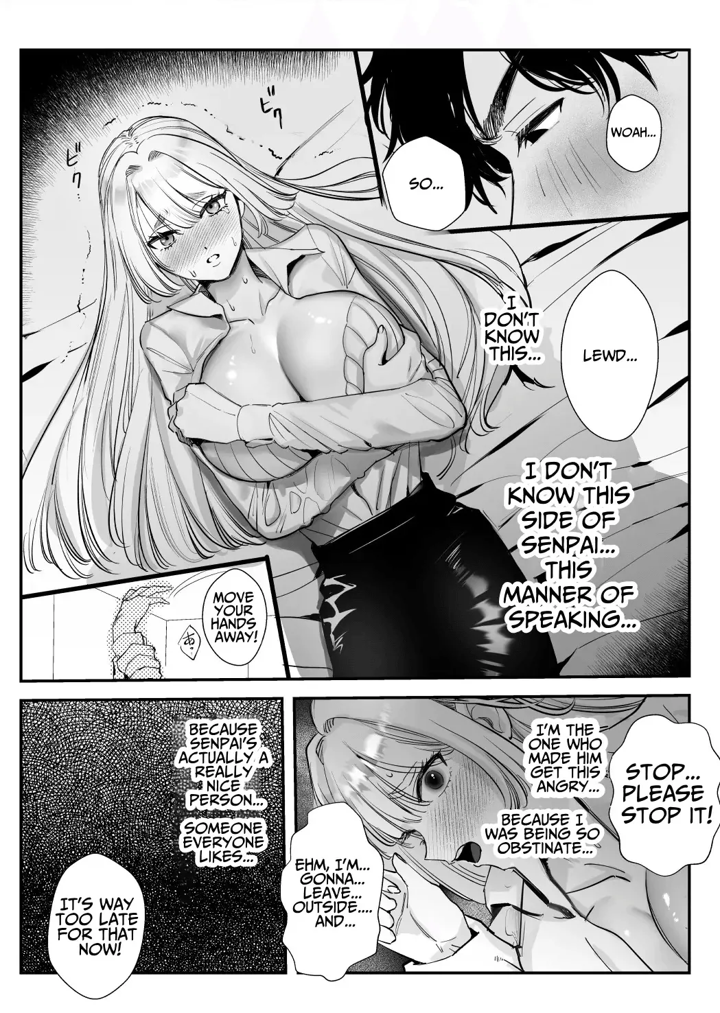 Kaerenai Futari ~Taifuu no Yoru, Akogare no Senpai to...Aibeya Dekiai Nama Koubi Chapter 1 - page 22