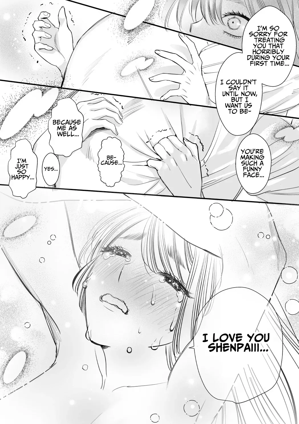 Kaerenai Futari ~Taifuu no Yoru, Akogare no Senpai to...Aibeya Dekiai Nama Koubi Chapter 1 - page 53