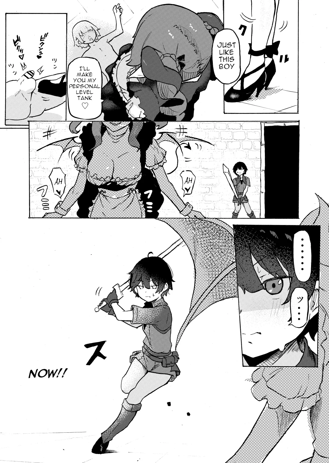 Joukyuu Succubus ni Shoshinsha Gari sare keikenchi o Shiboritorareru Hanashi Chapter 1 - page 8