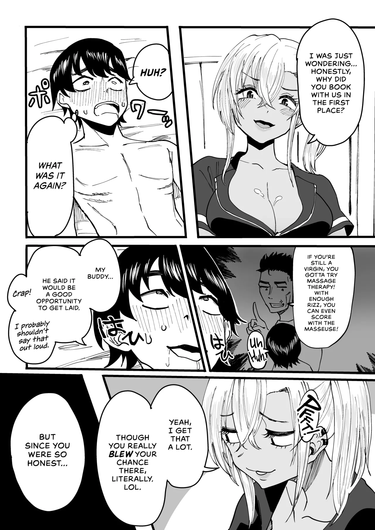 Kurogal Men-esthe Jou ga Yarasetekureru Hanashi Chapter 1 - page 24