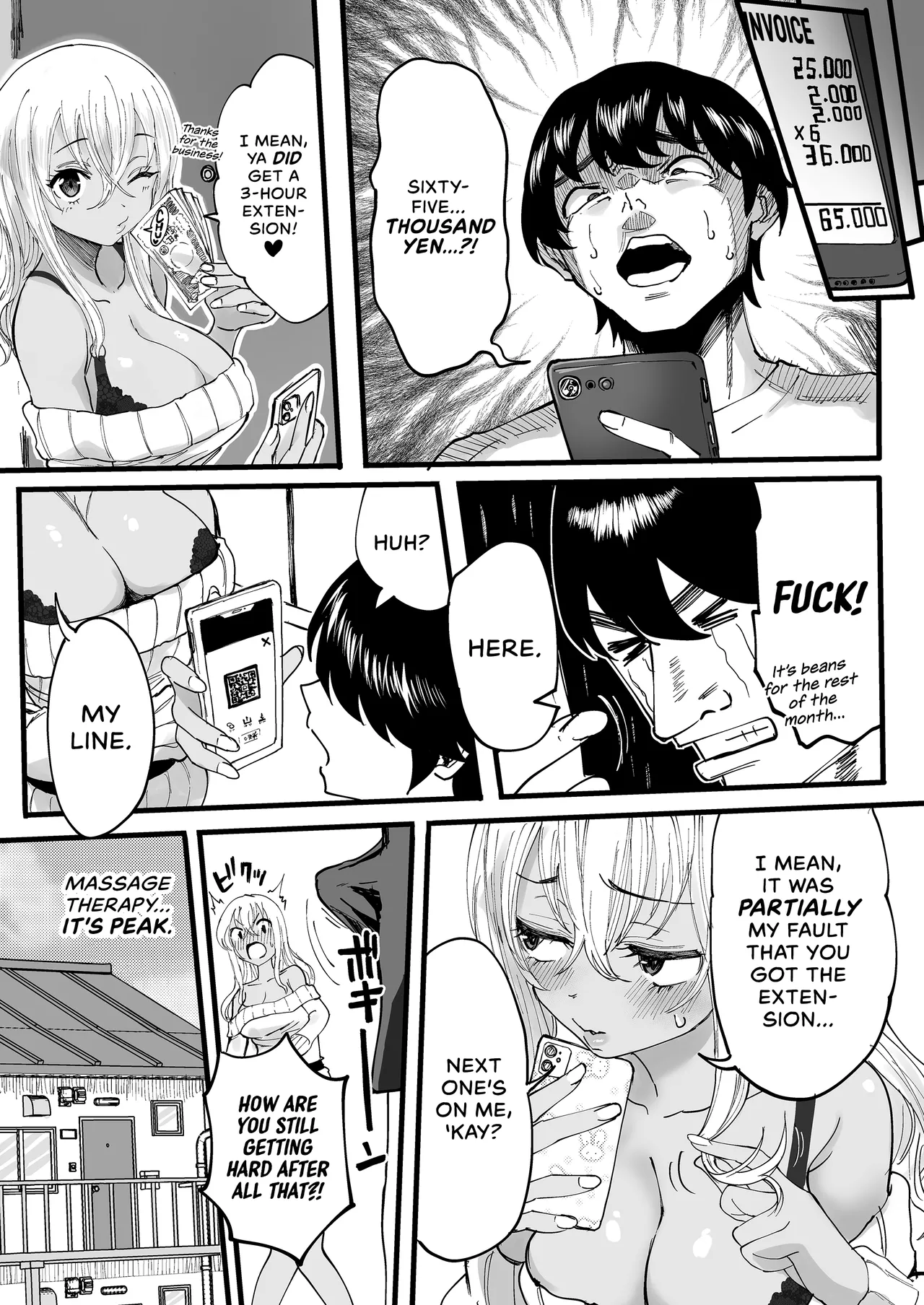 Kurogal Men-esthe Jou ga Yarasetekureru Hanashi Chapter 1 - page 41