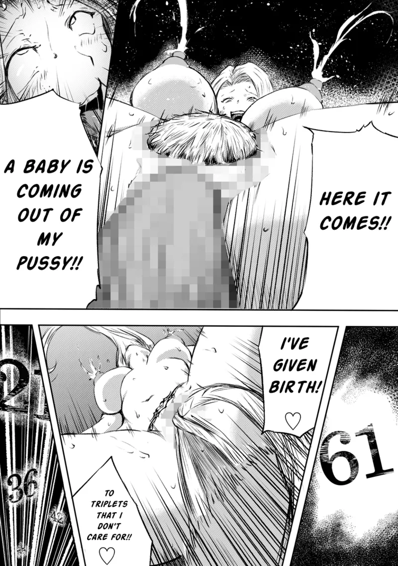 The story of Ms Juiz having sex with a big belly and giving birth all over the place. Chapter 1 - page 25