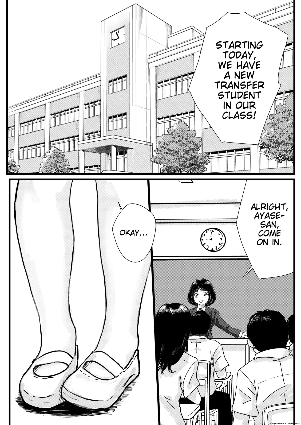 A story about how a naked high school girl transferred to my school for religious reasons and it was awesome Chapter 1 - page 2