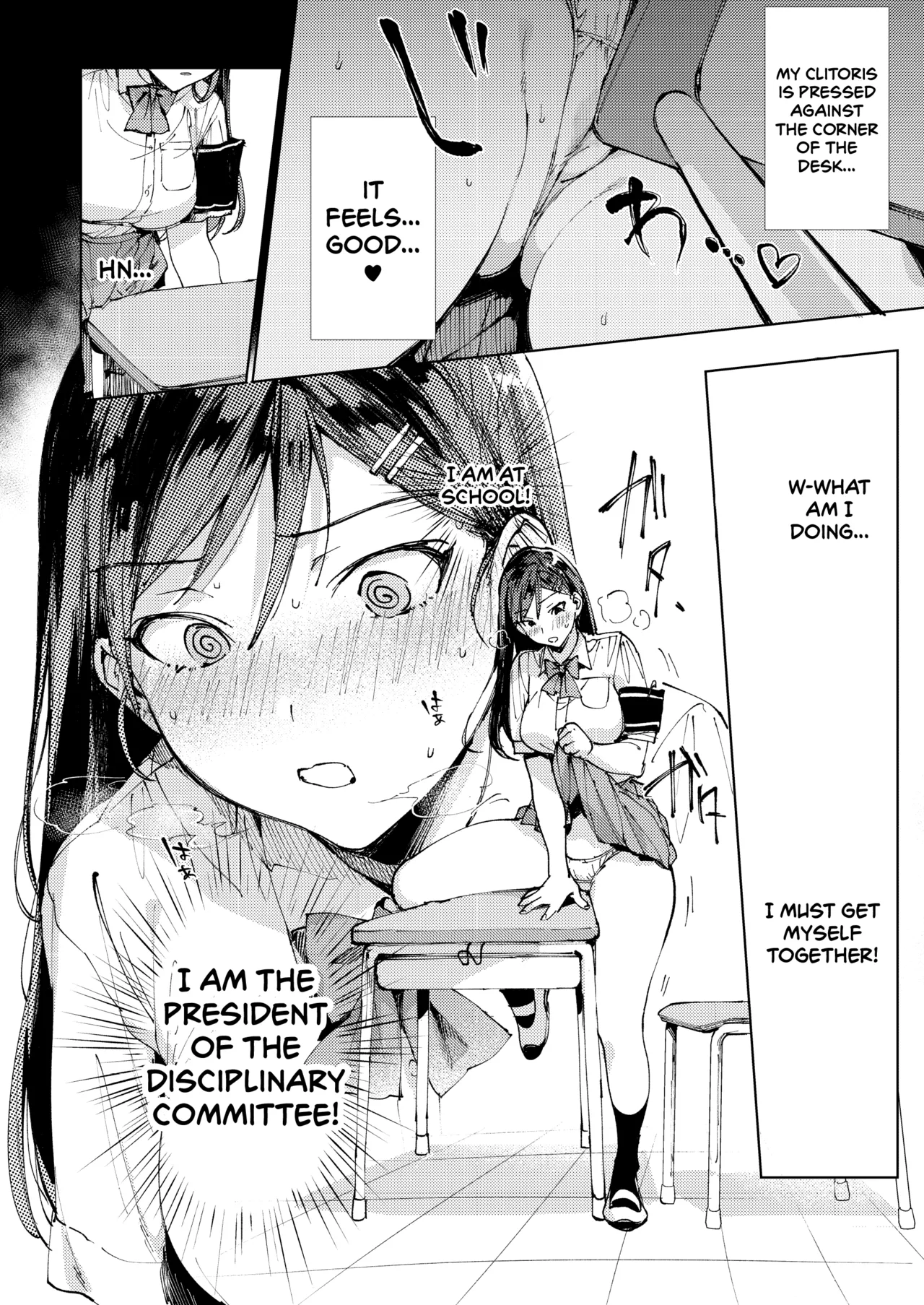 Kiritsu ni Kibishii Fuuki Iinchou wa Kounai de Himitsu no Dosukebe Onanie ga Yamerarenai Chapter 1 - page 11