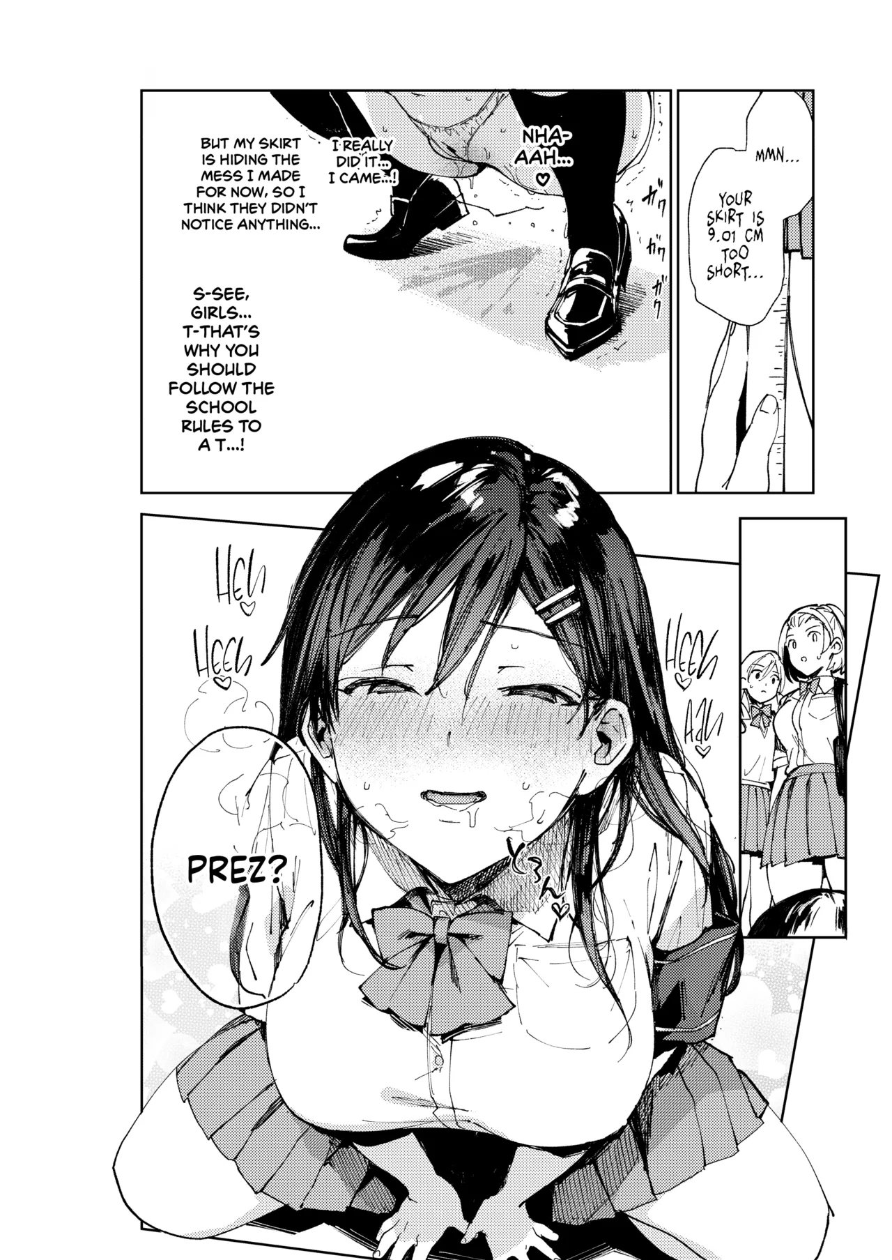 Kiritsu ni Kibishii Fuuki Iinchou wa Kounai de Himitsu no Dosukebe Onanie ga Yamerarenai Chapter 1 - page 21