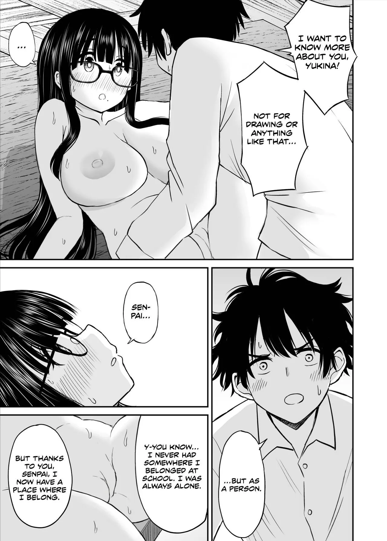 Bijutsubu no Kyonyuu Kouhai ga Nude Model ni Natta Kekka Amari ni Ero Sugite Ore no Geijutsu ga Bakuhatsushita Hanashi Chapter 1 - page 40