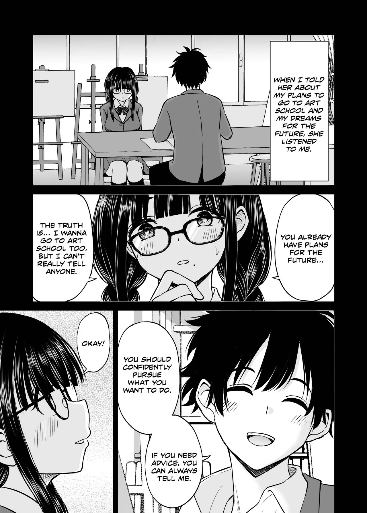 Bijutsubu no Kyonyuu Kouhai ga Nude Model ni Natta Kekka Amari ni Ero Sugite Ore no Geijutsu ga Bakuhatsushita Hanashi Chapter 1 - page 6