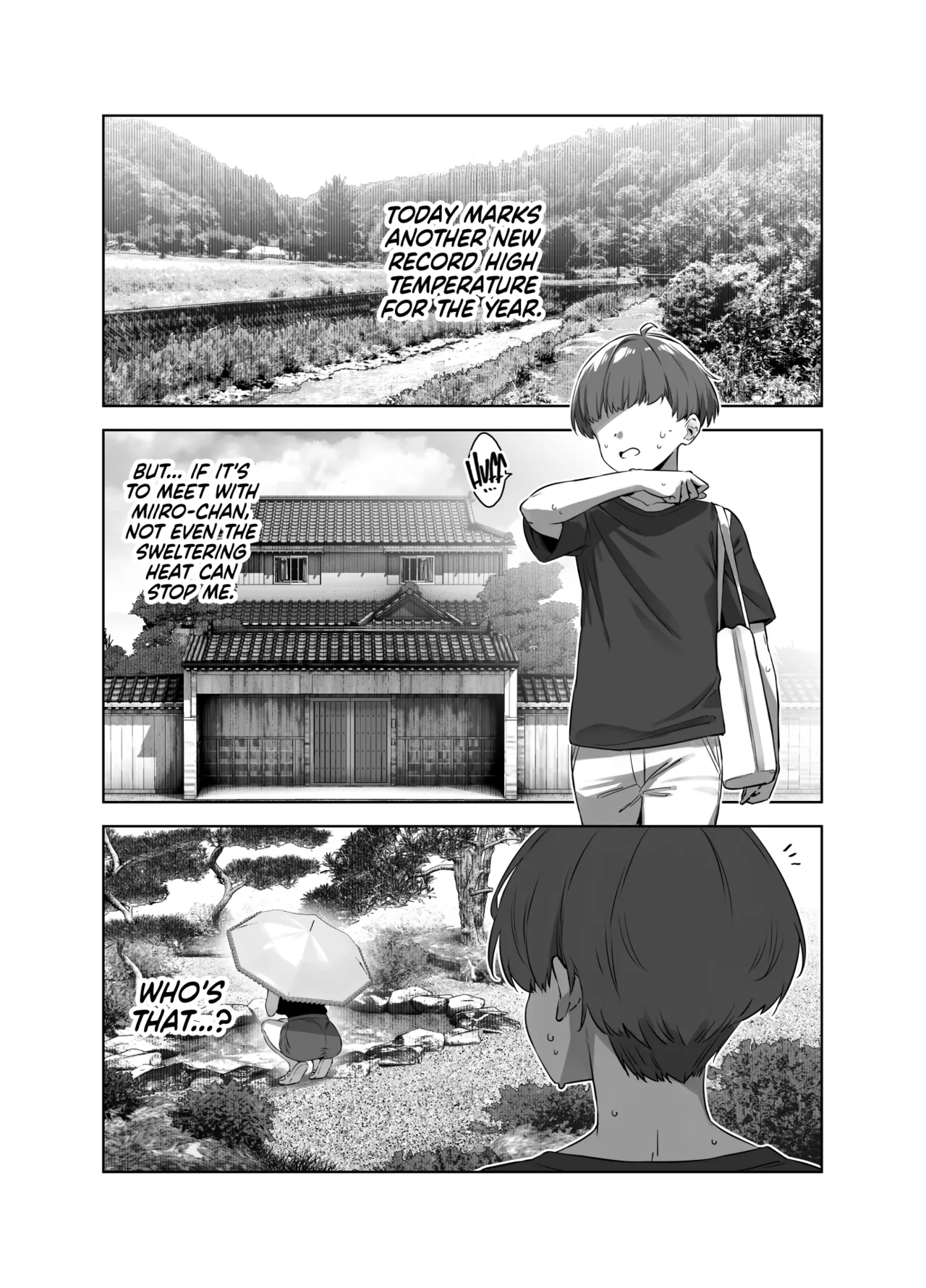 Natsu to Inaka to Yuuwaku shite kuru Dekkai Oshiego 2 Chapter 1 - page 4