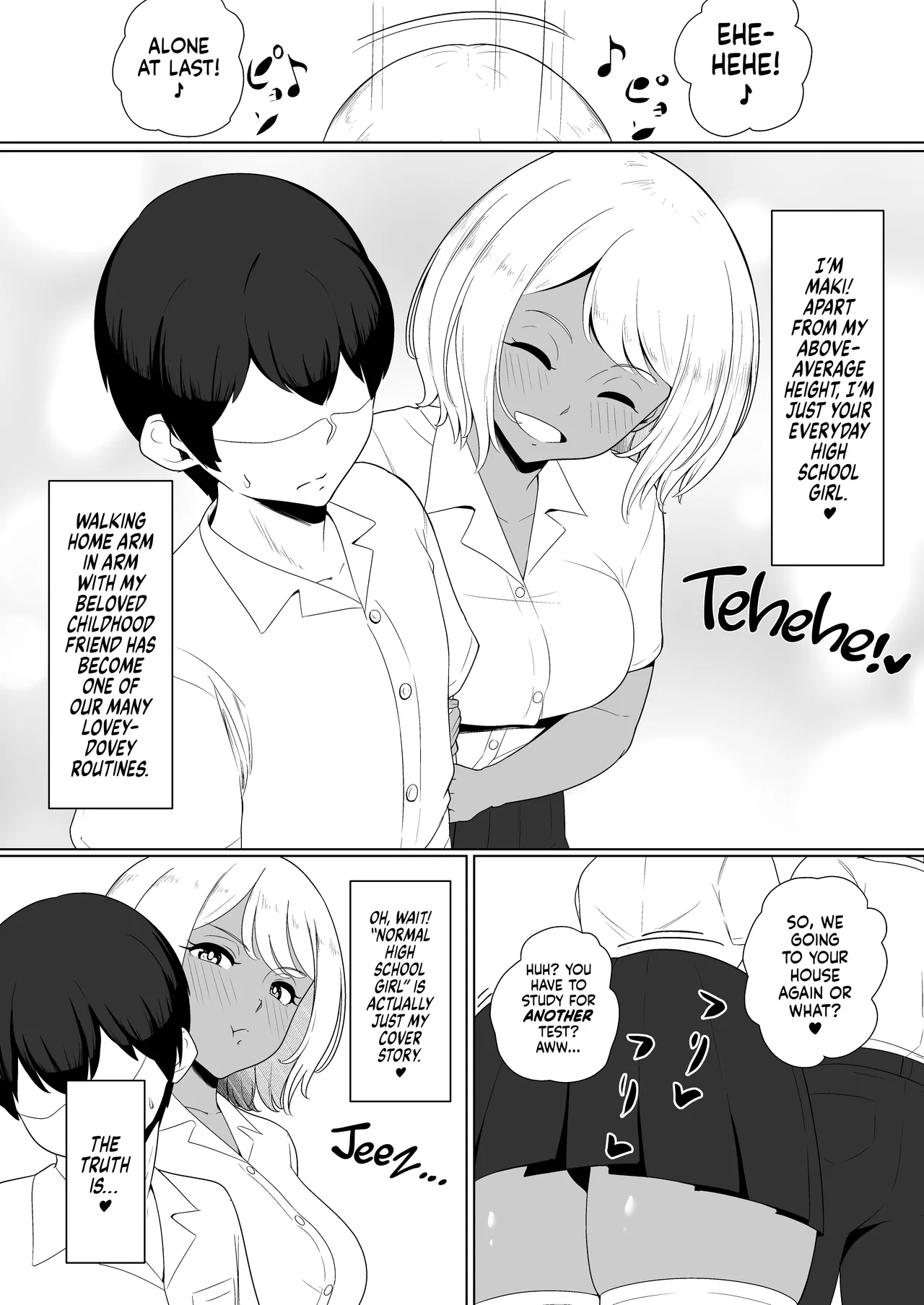 inma na Osananajimi no Sakunyuu Jijou "Houkago Onedari Chichishibori Hen" ー Milking My Succubus Childhood Friend?! - Begging To Be Wrung Out After School! Chapter 1 - page 4